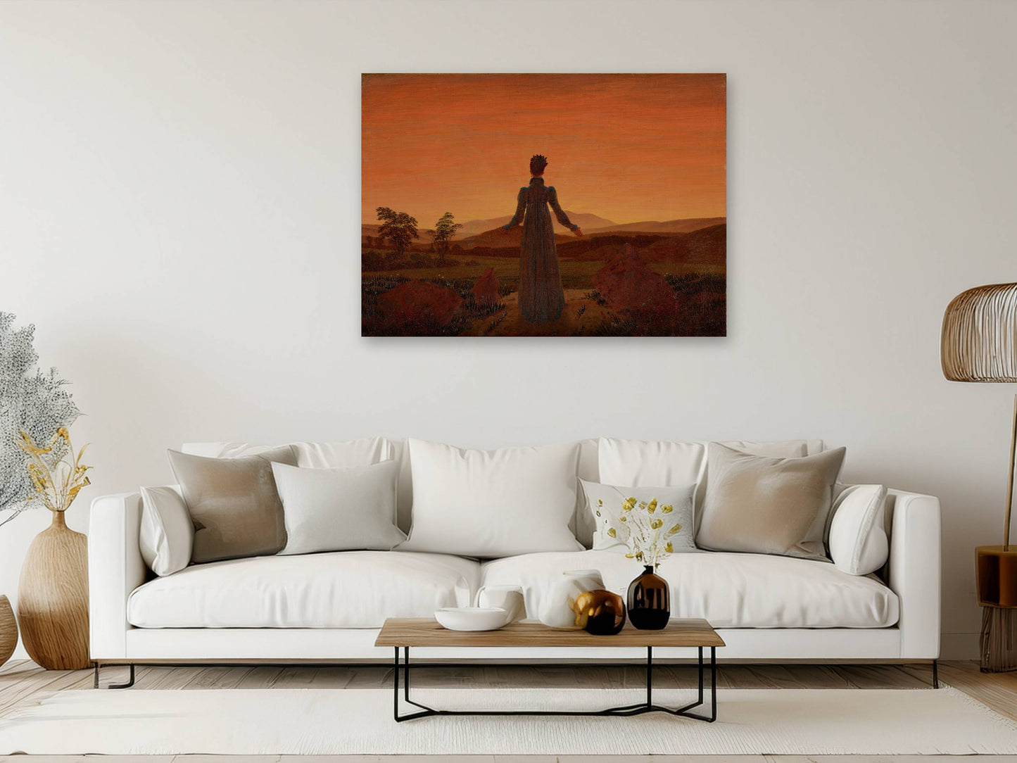 Woman before the Setting Sun - Caspar David Friedrich