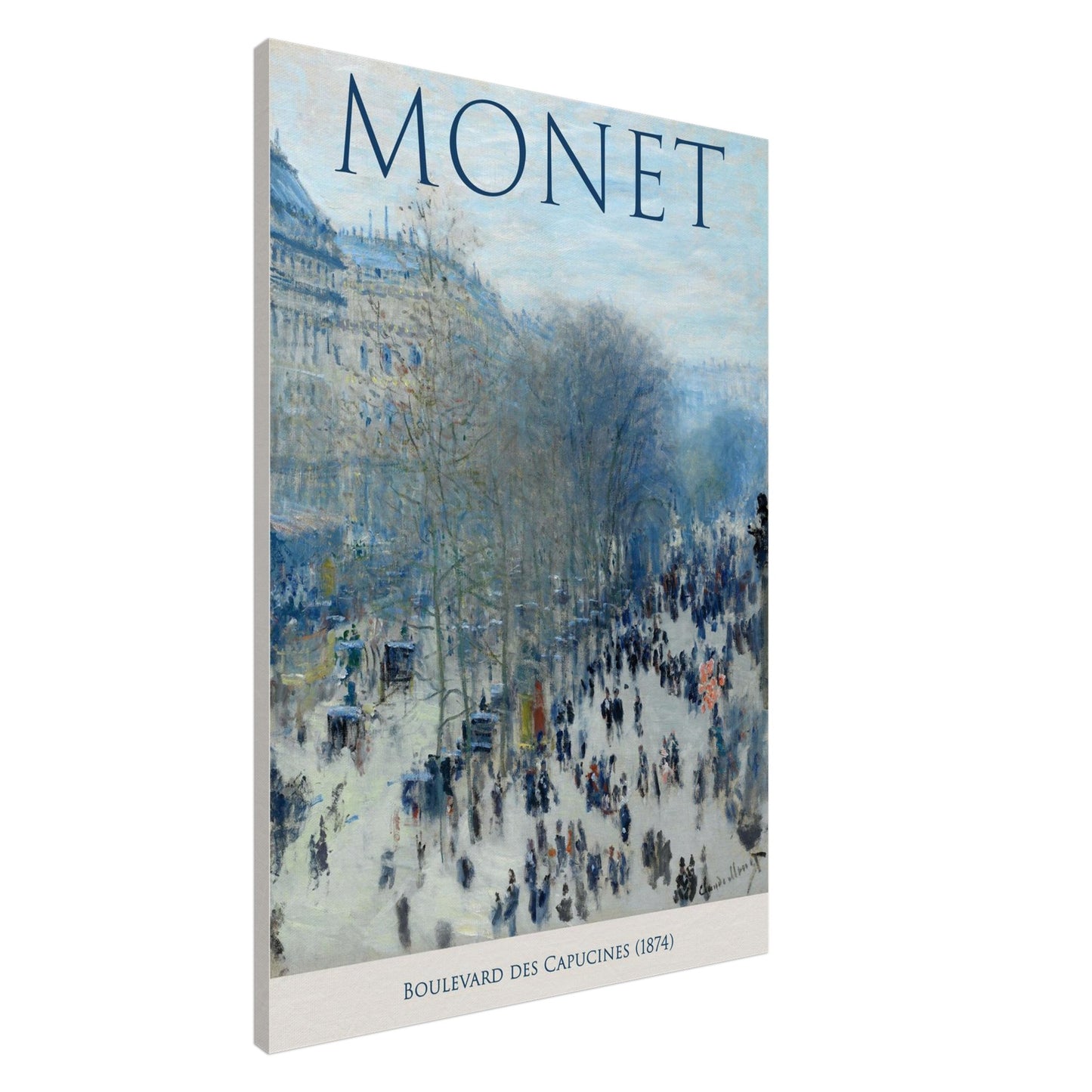 Boulevard des Capucines - Claude Monet - Canvas thick