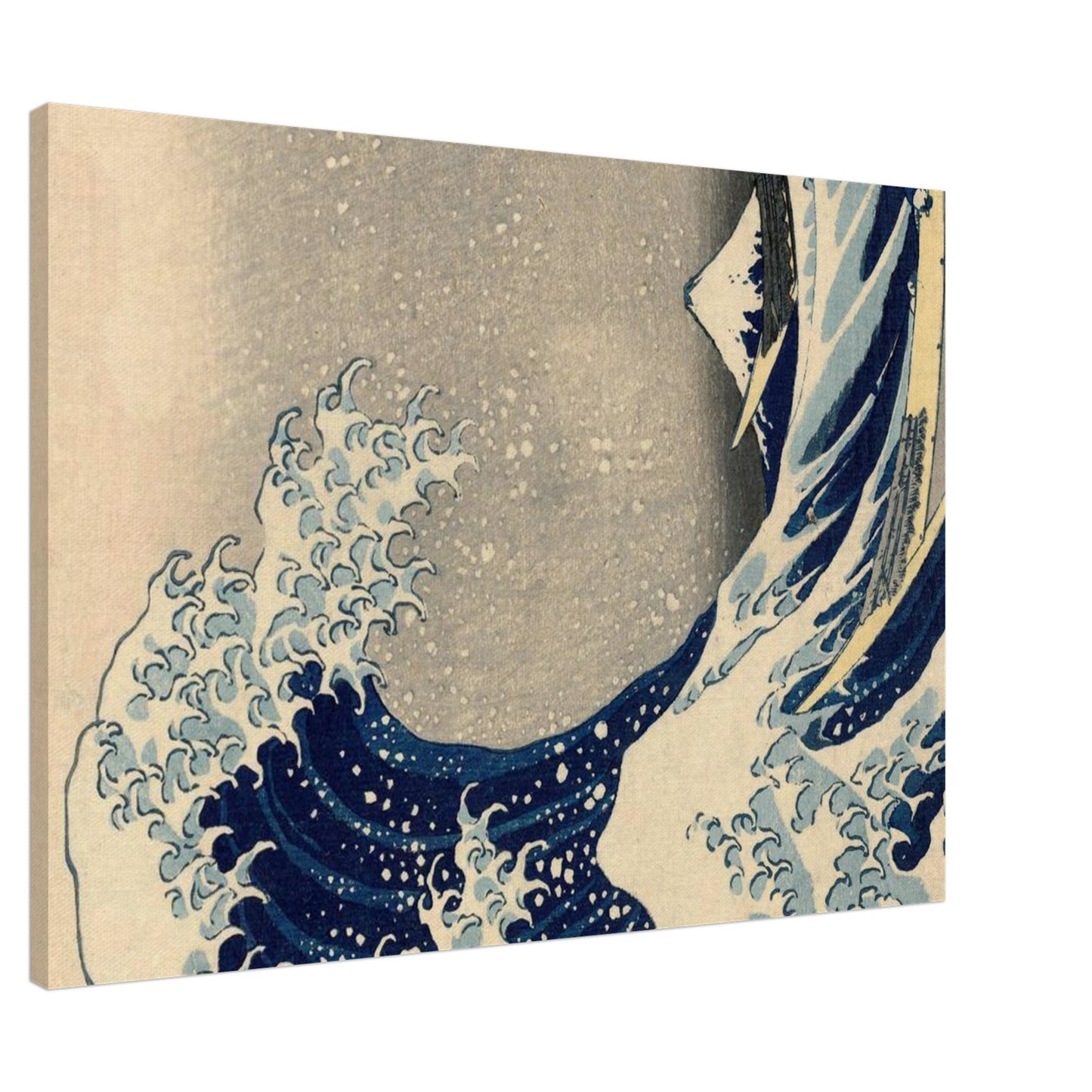 La Grande Onda di Kanagawa - Katsushika Hokusai - Canvas thick