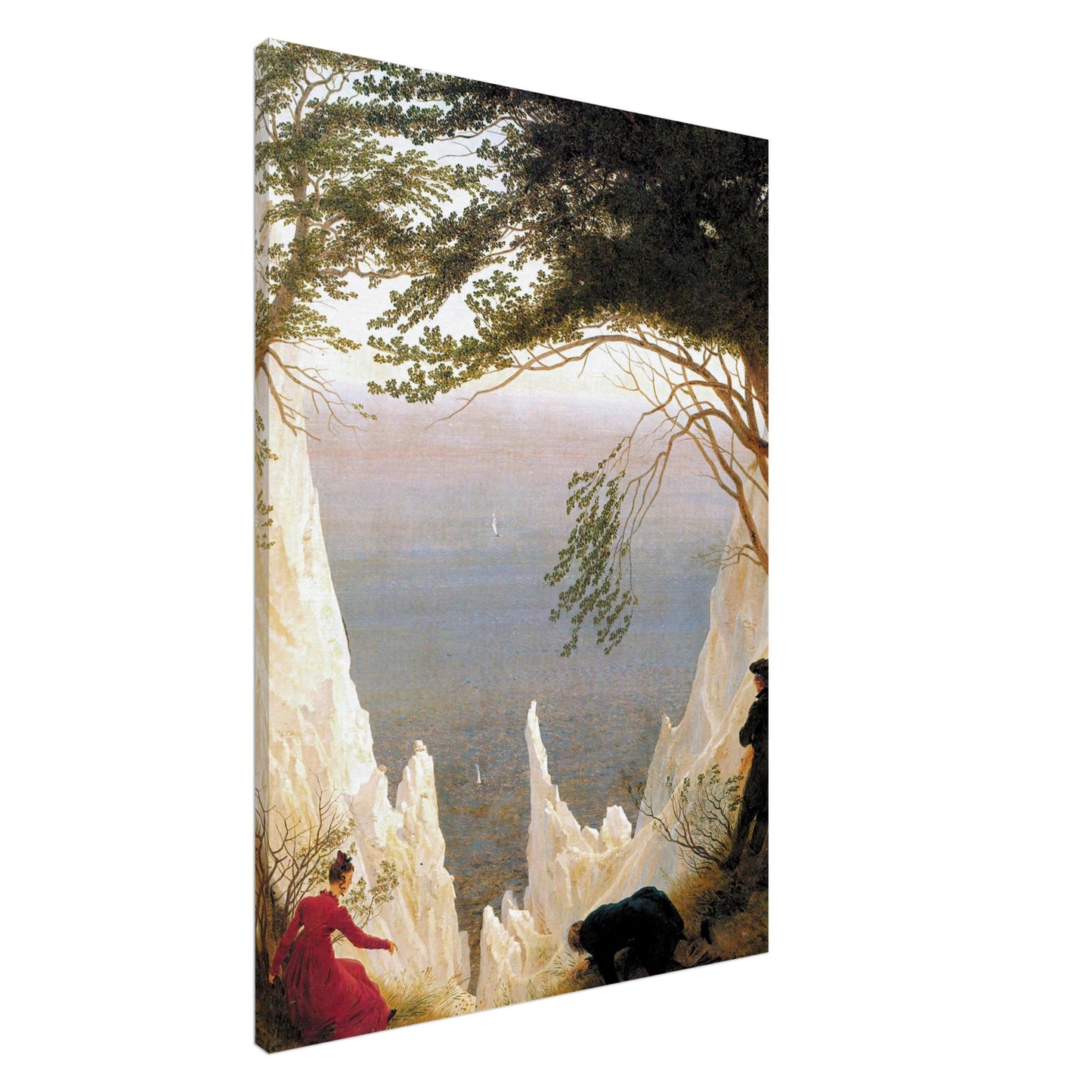 Cliff di gesso a Rügen - Caspar David Friedrich - Canvas thick