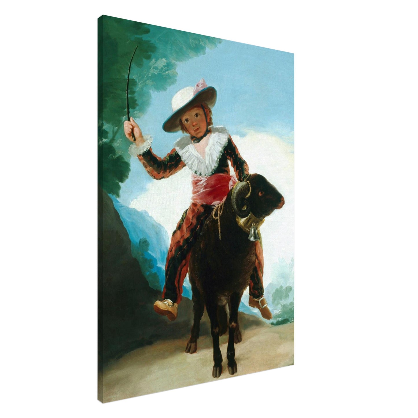 Ragazzo su un Montone - Francisco Goya - Canvas thick
