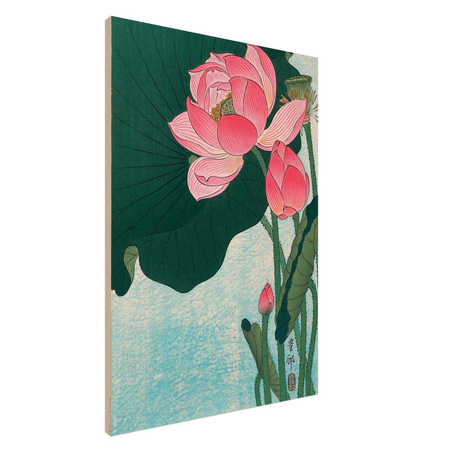Airone tra le canne - Ohara Koson - Canvas thick