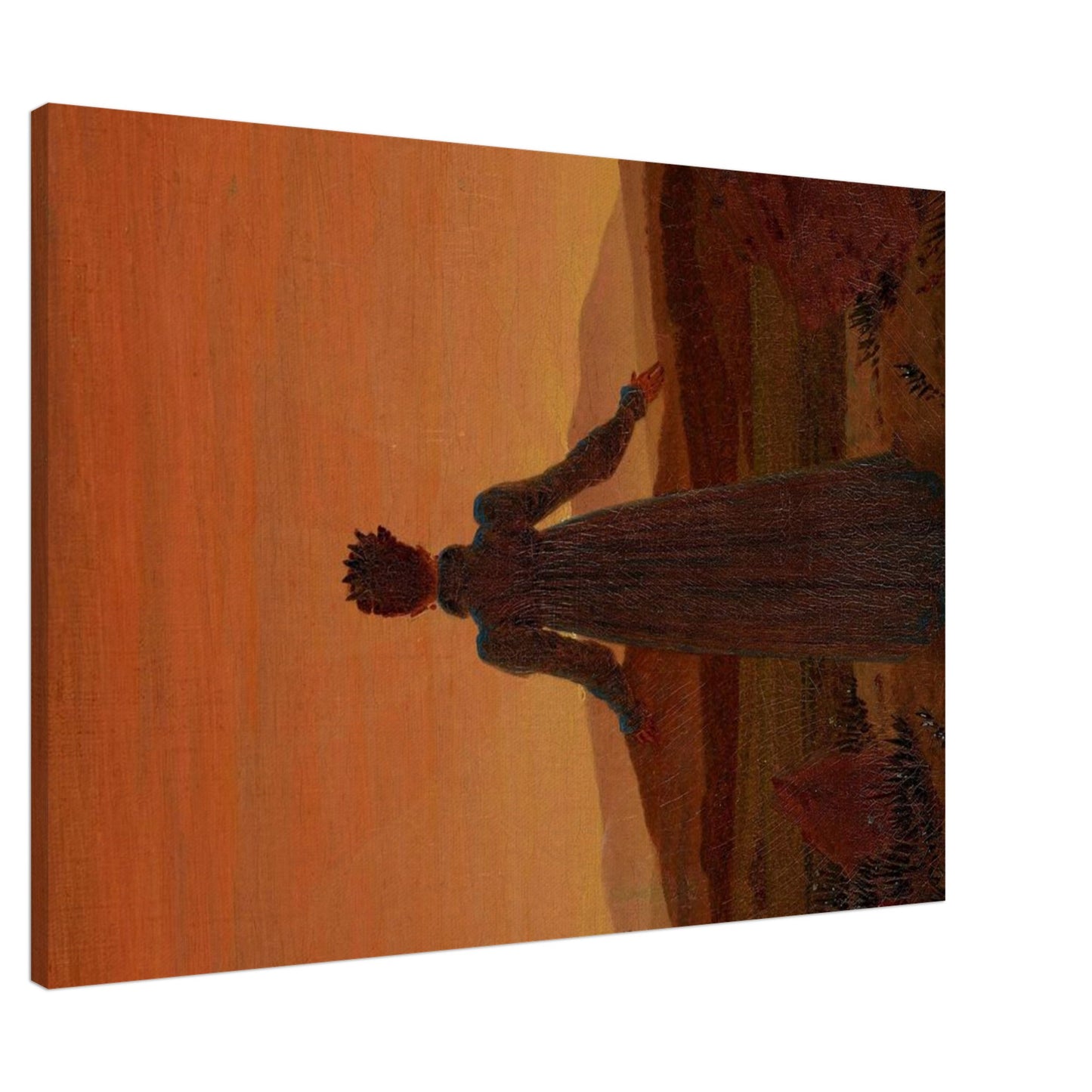 Donna davanti al Sole Calante - Caspar David Friedrich - Canvas thick
