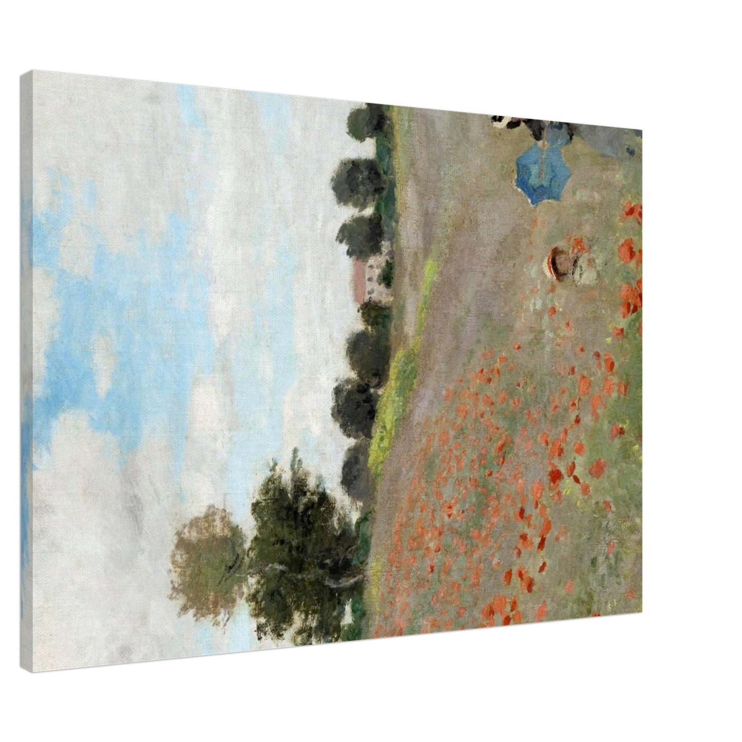 Campo di Papaveri - Claude Monet - Canvas thick