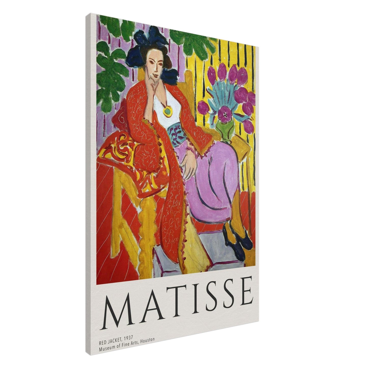 Donna con un Cappello - Henri Matisse - Canvas thick