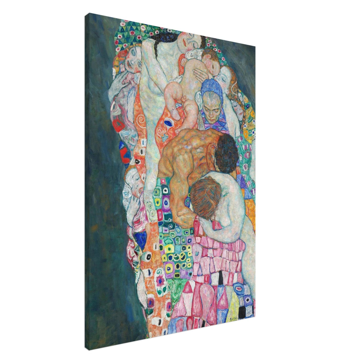 Morte e Vita - Gustav Klimt - Canvas thick