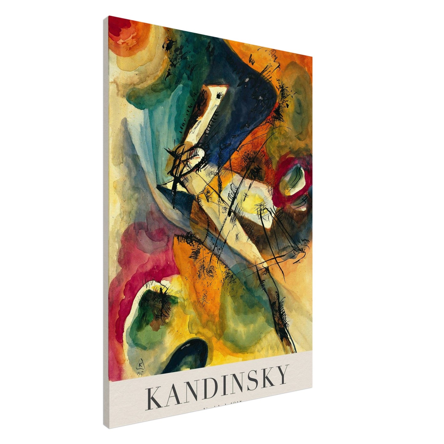 Senza titolo - Wassily Kandinsky - Canvas thick