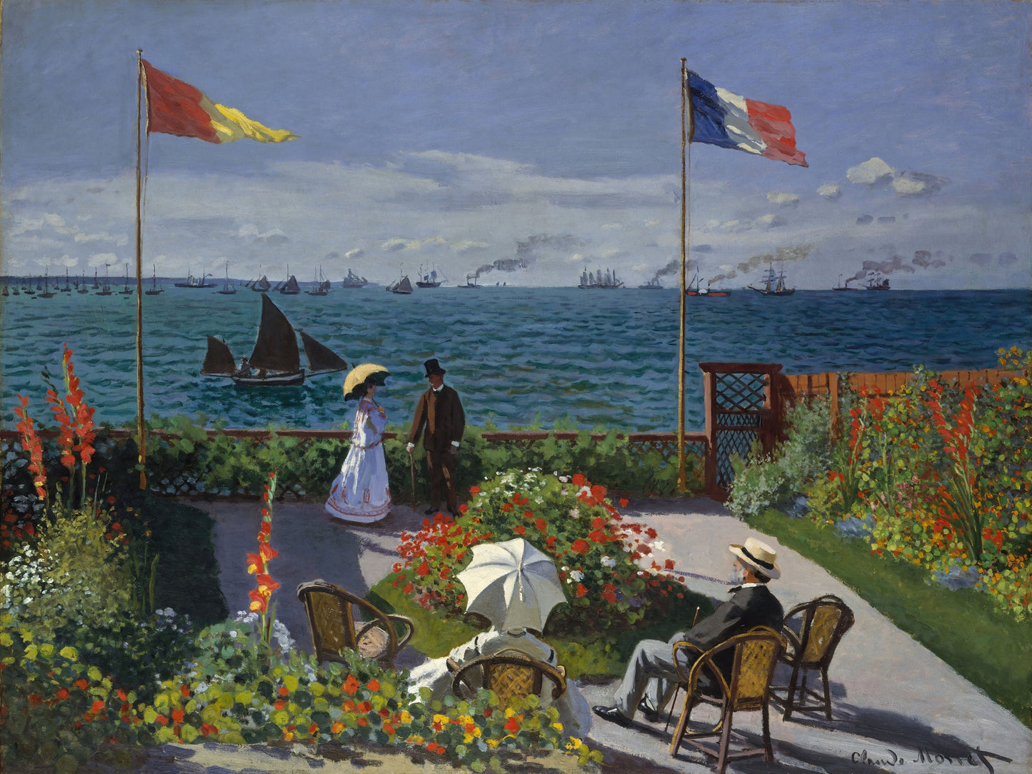 Giardino a Sainte-Adresse - Claude Monet