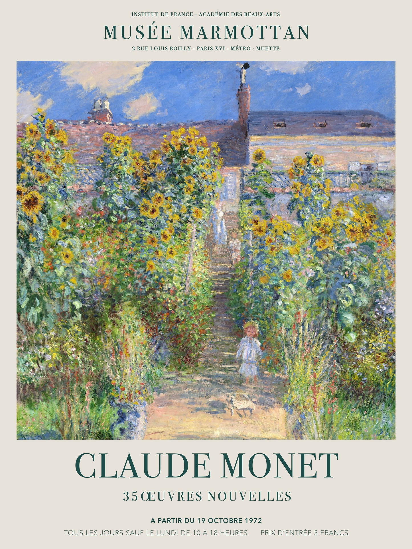 Giardino a Vetheuil - Claude Monet