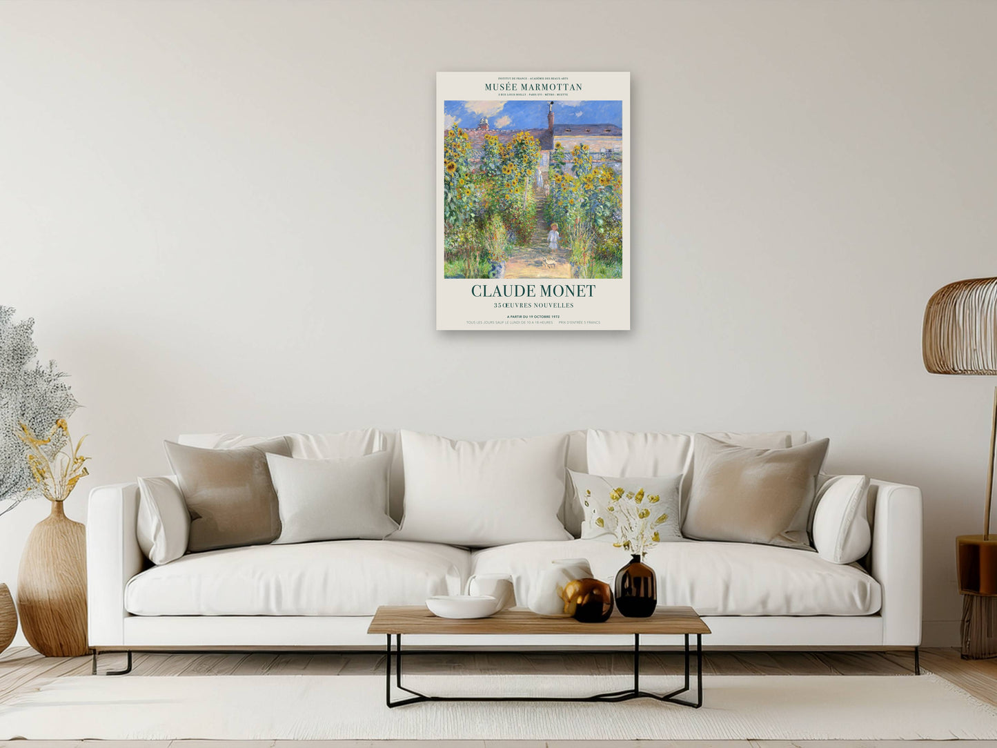 Giardino a Vetheuil - Claude Monet