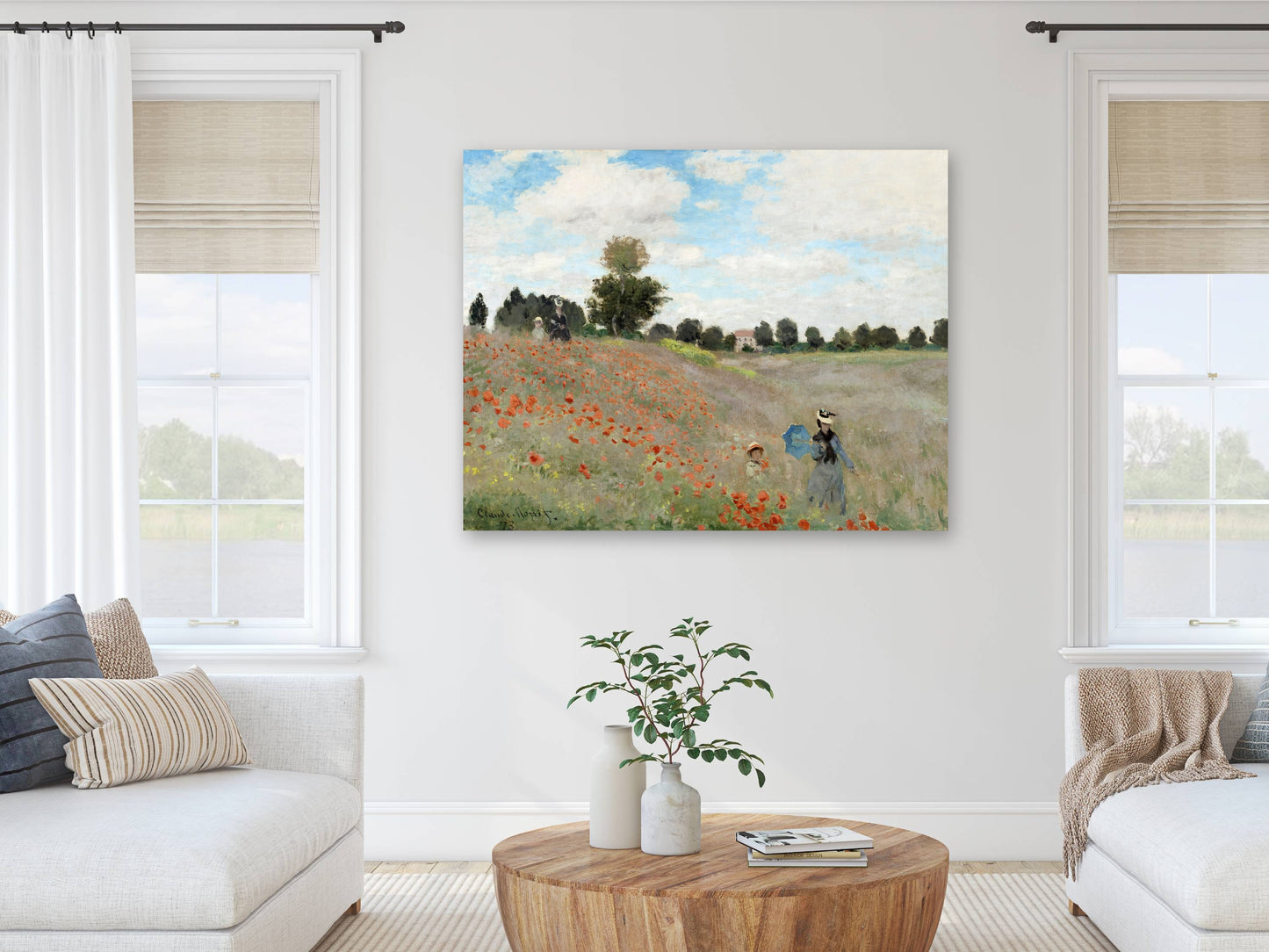 Poppy Field - Claude Monet