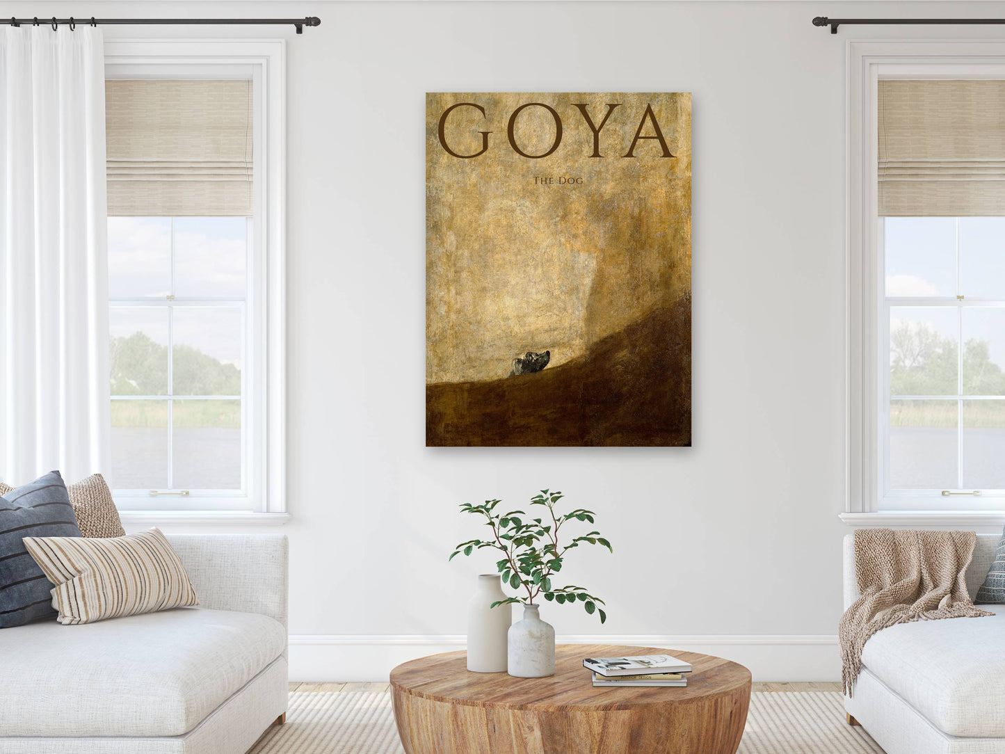 The Dog - Francisco de Goya