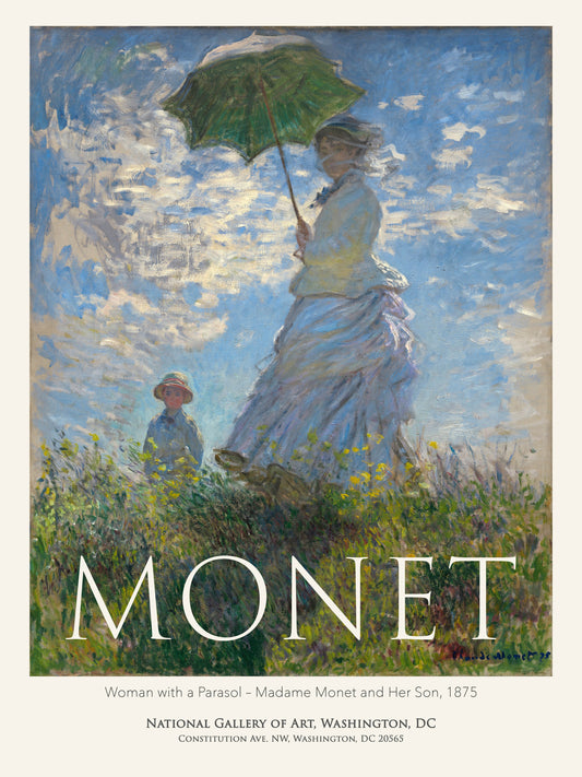 Woman with a Parasol - Claude Monet
