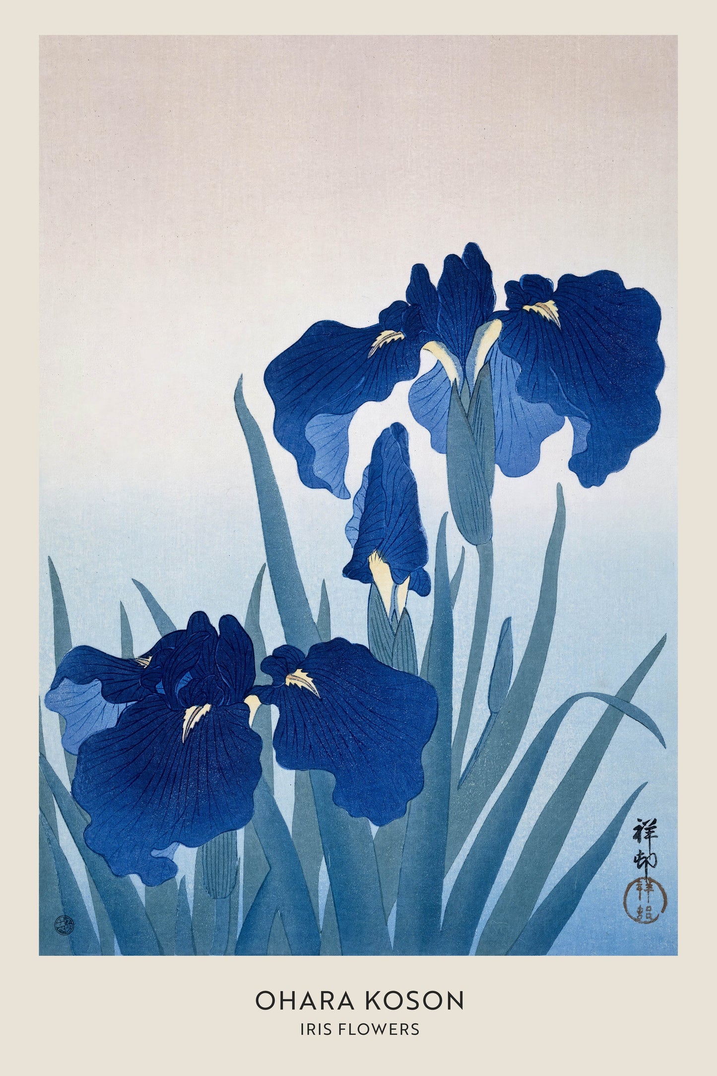 Iris Flowers - Ohara Koson