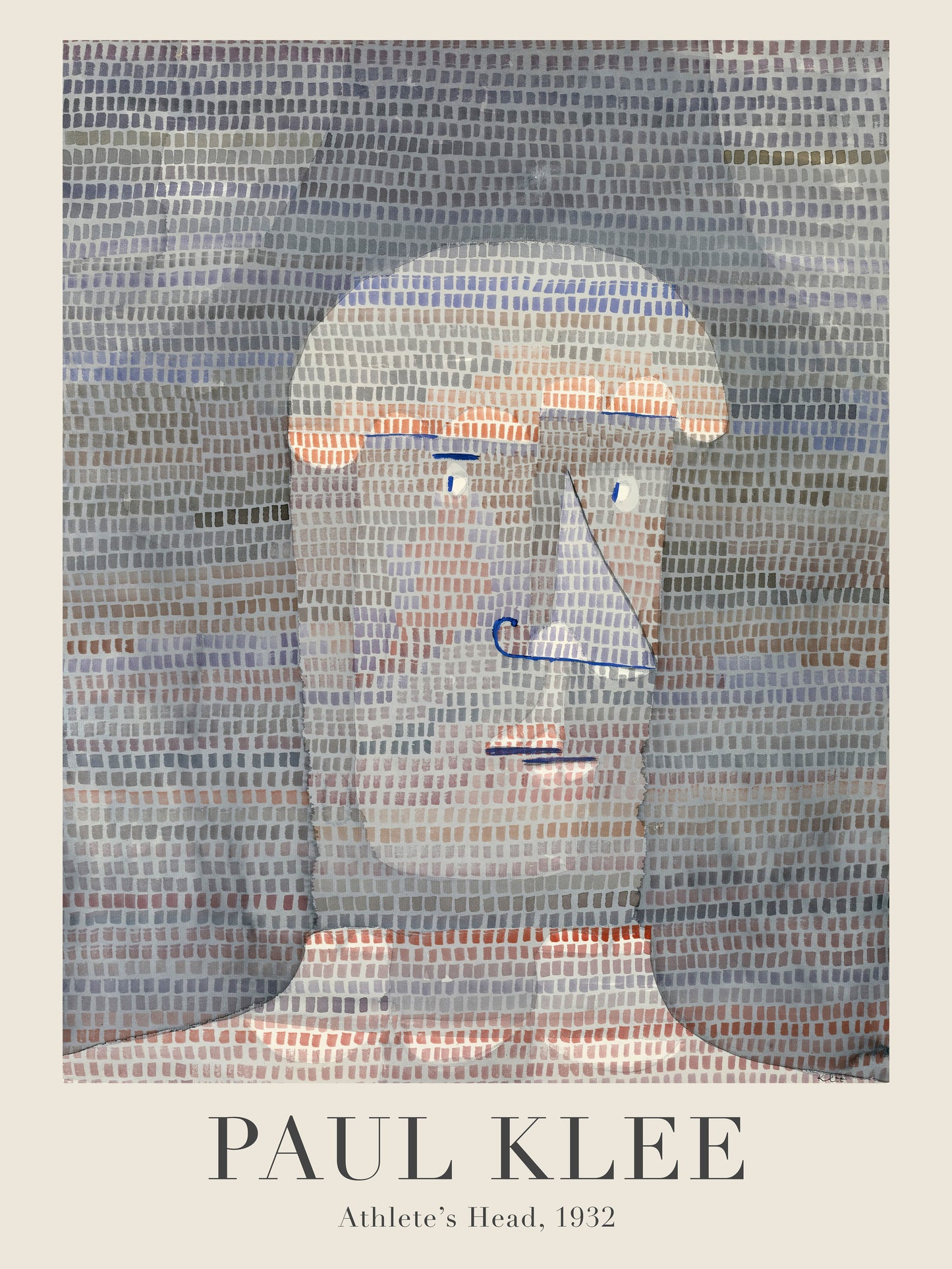 Athletes Head - Paul Klee