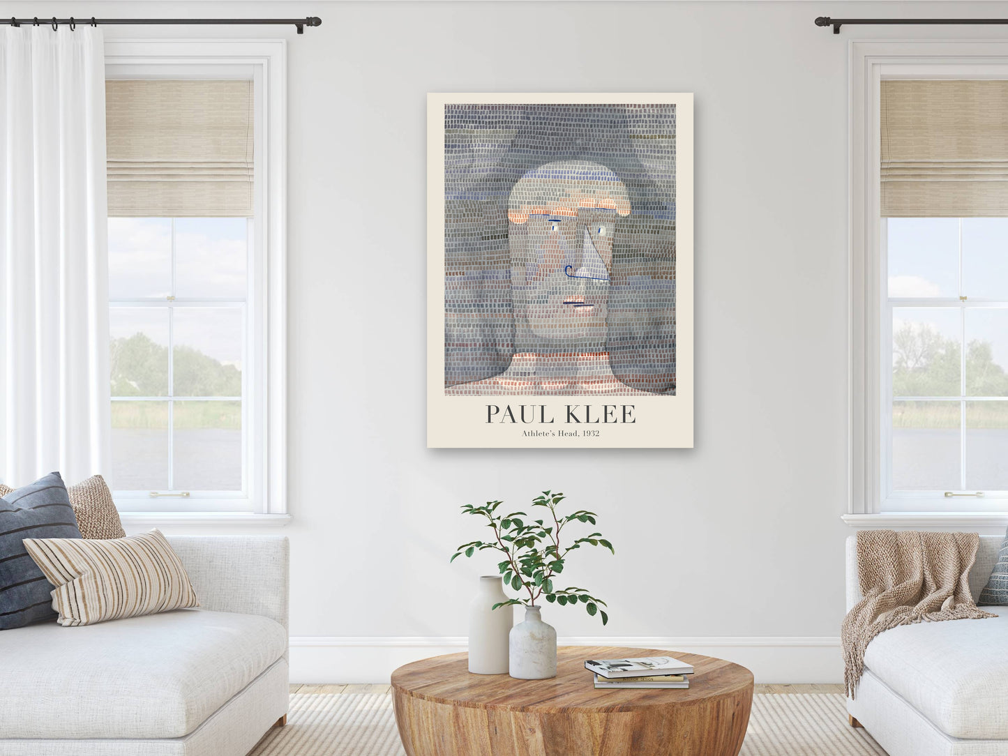 Athletes Head - Paul Klee