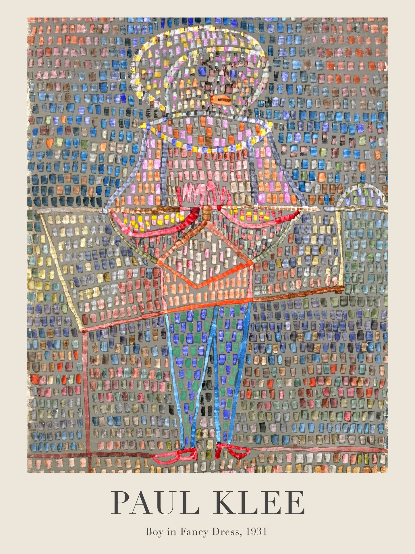 Boy in Fancy Dress - Paul Klee