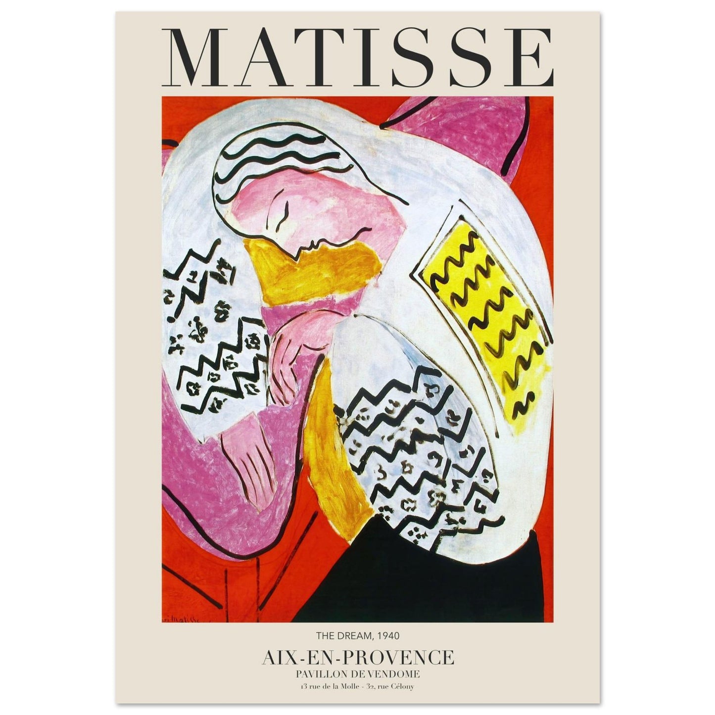 Il Sogno - Henri Matisse - Poster senza cornice
