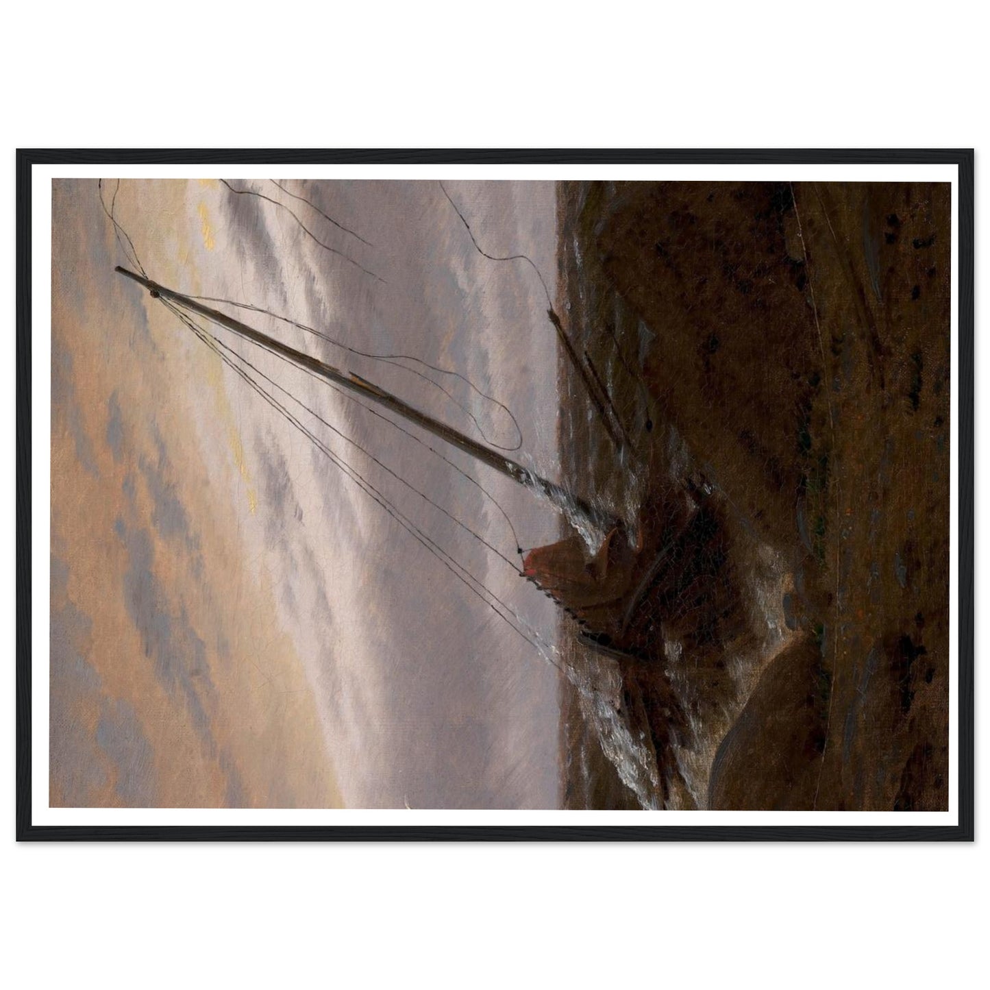 Dopo la Tempesta - Caspar David Friedrich - Poster con cornice