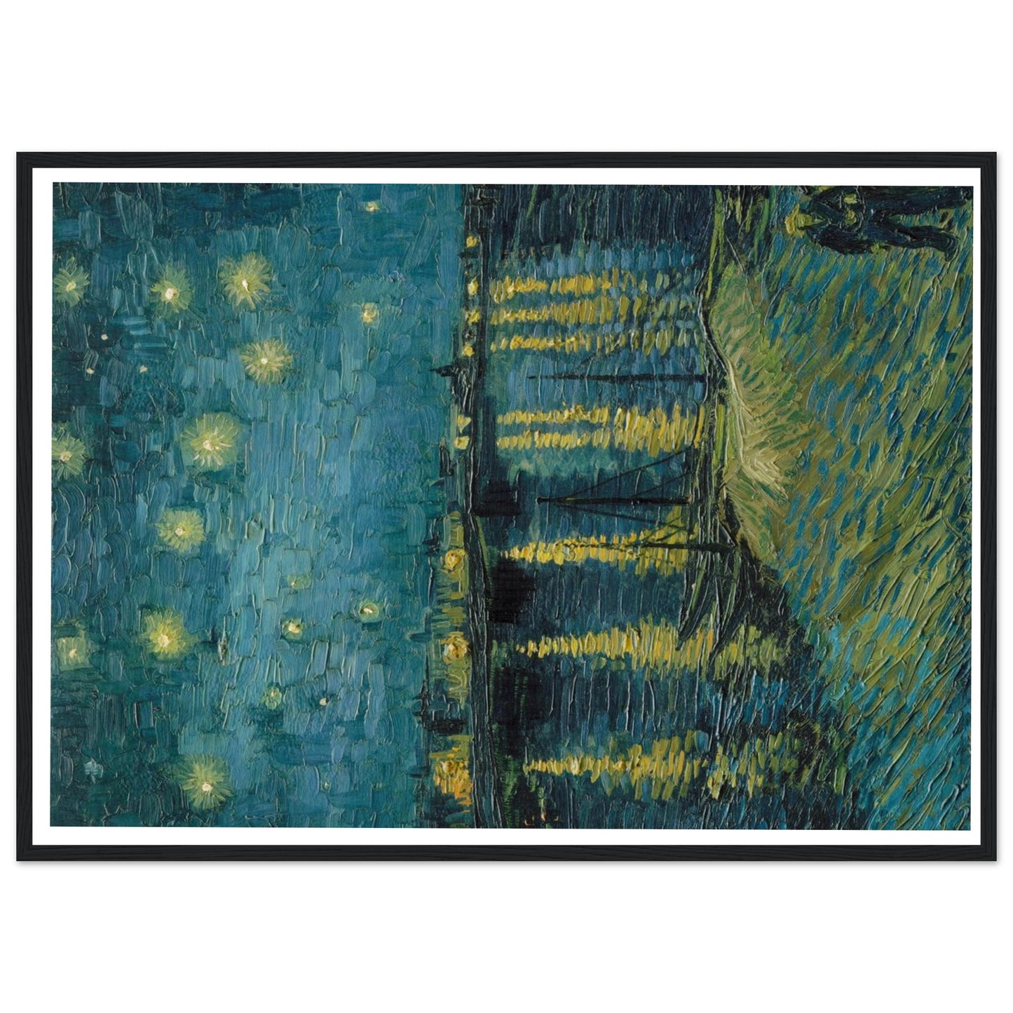Notte stellata - Vincent van Gogh - Poster con cornice
