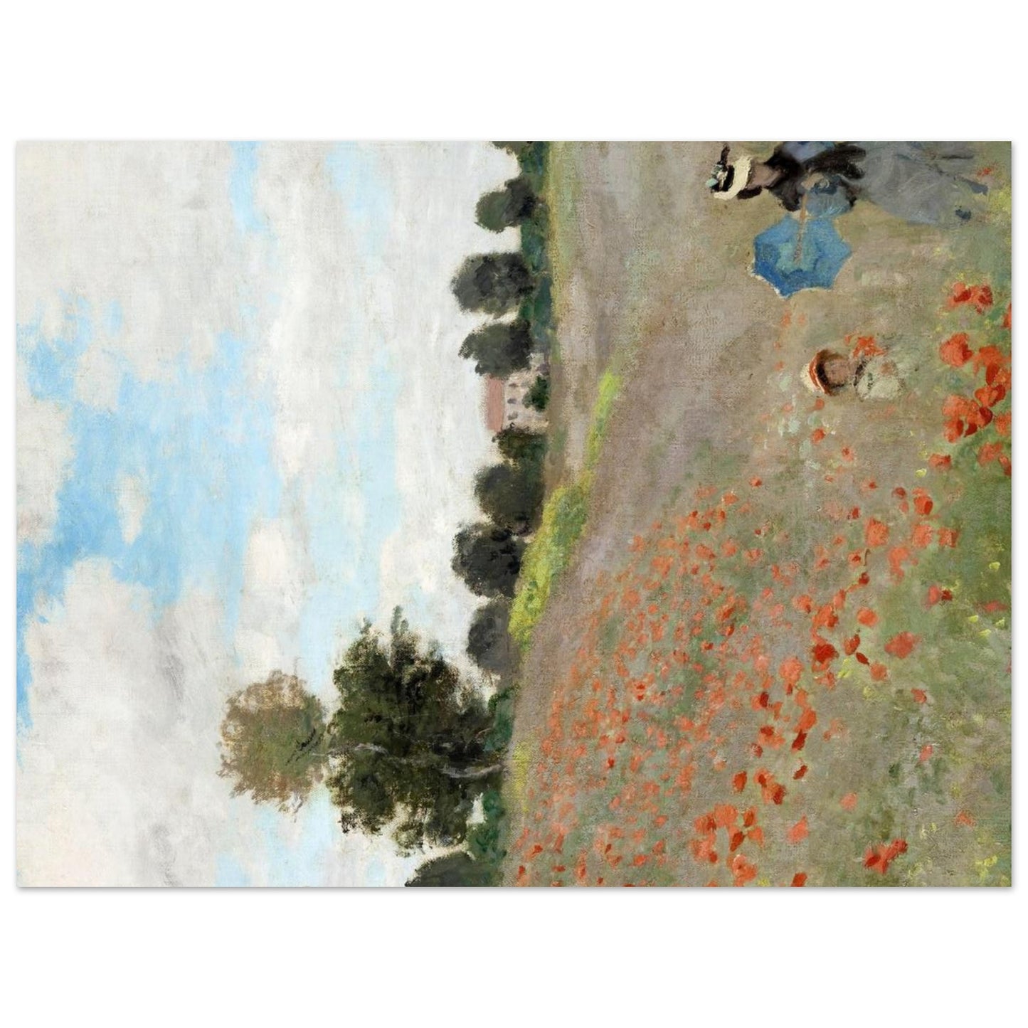 Campo di Papaveri - Claude Monet - Poster senza cornice