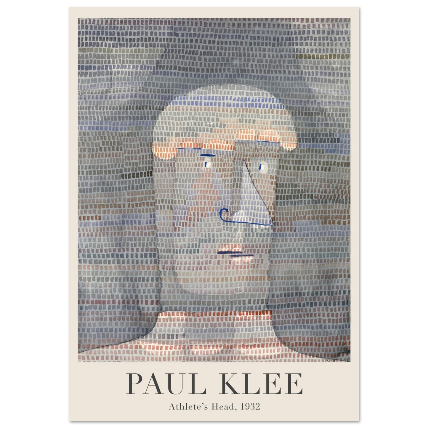 Testa di Atleta - Paul Klee - Poster senza cornice