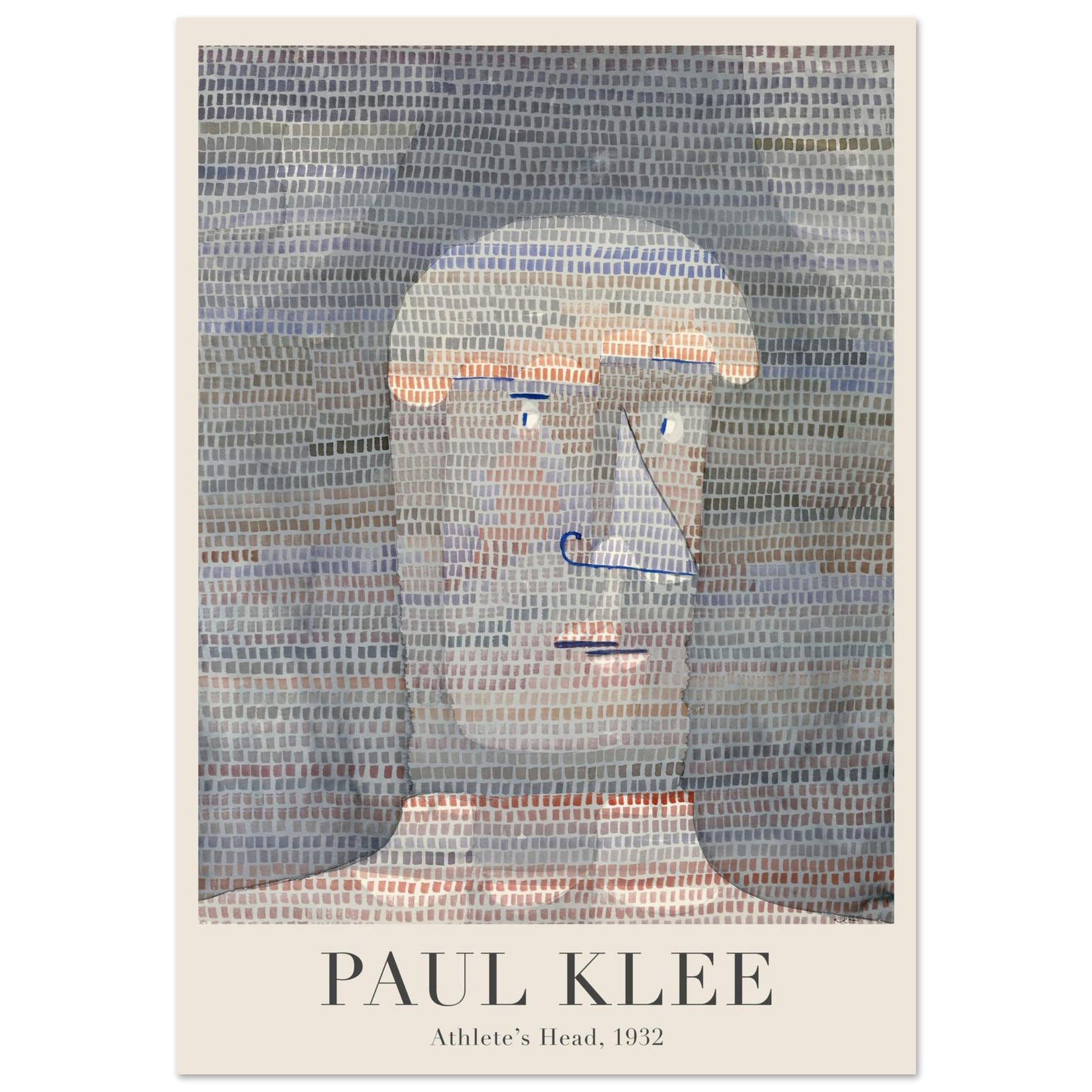 Testa di Atleta - Paul Klee - Poster senza cornice