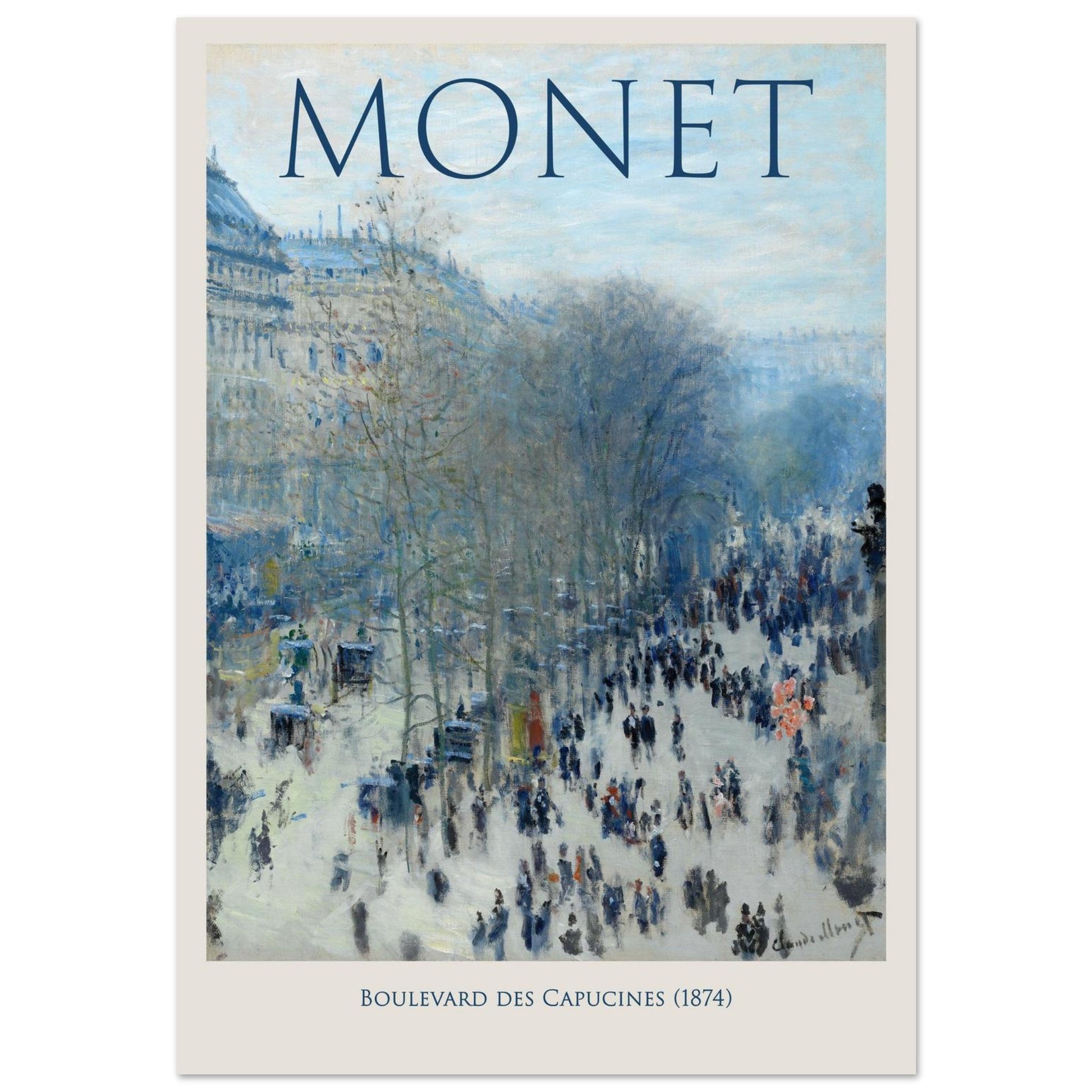 Boulevard des Capucines - Claude Monet - Poster senza cornice