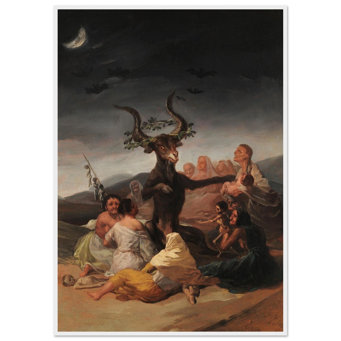 Sabbato delle Streghe - Francisco Goya - Poster con cornice