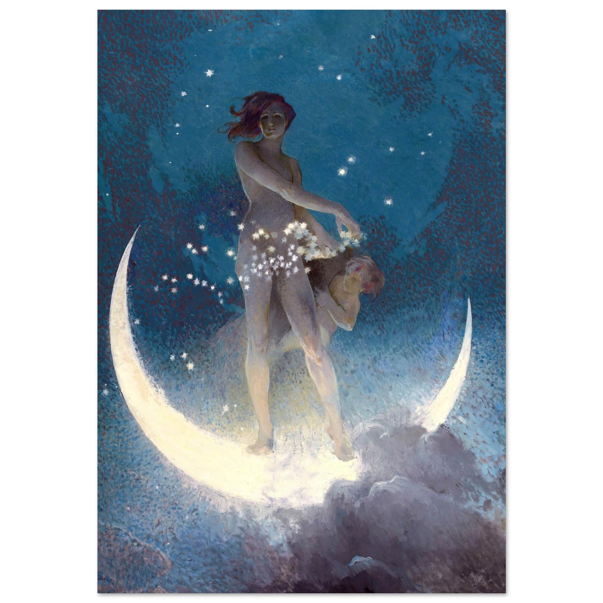 Scattering Stars di Primavera - Edwin Blashfield - Poster senza cornice