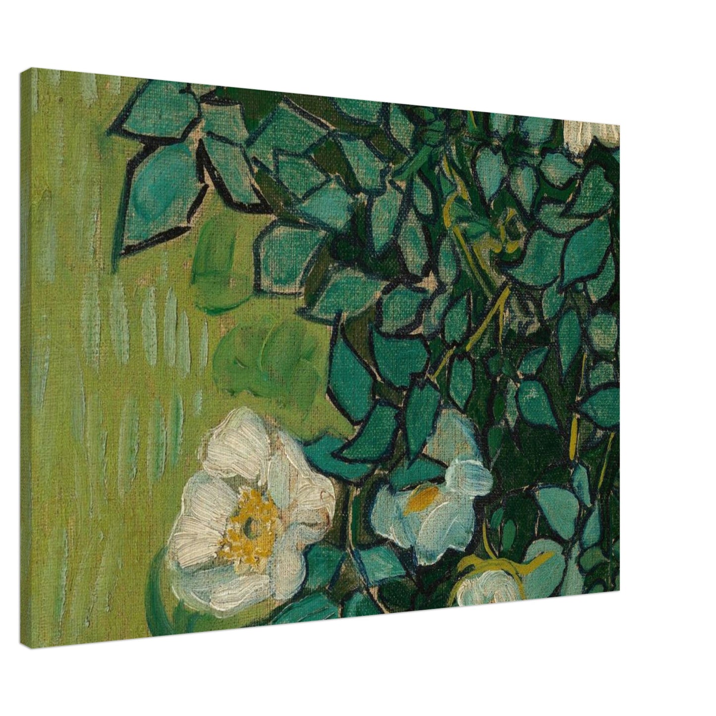 Rose Selvatiche - Vincent van Gogh - Canvas slim