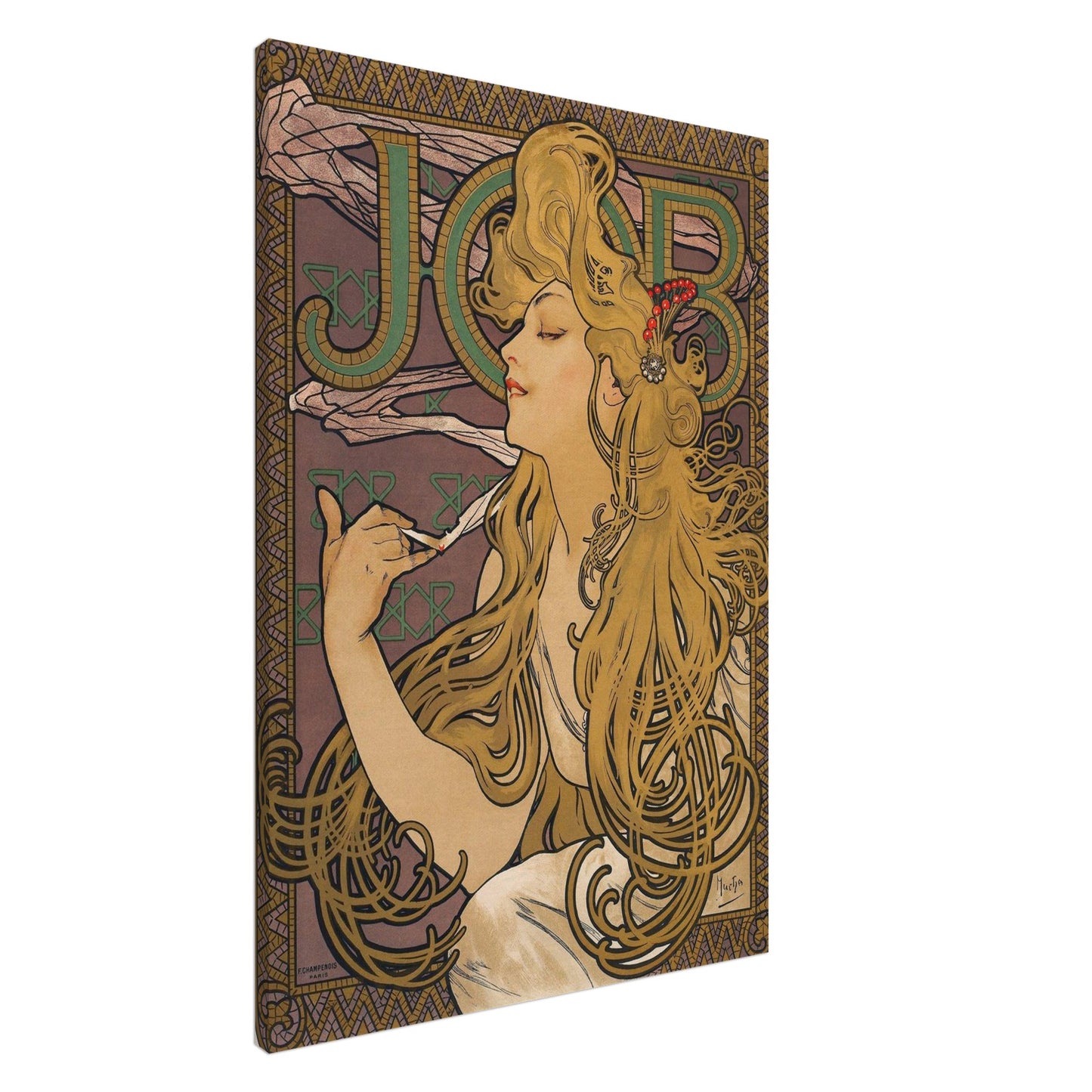 Job - Alphonse Mucha - Canvas thick