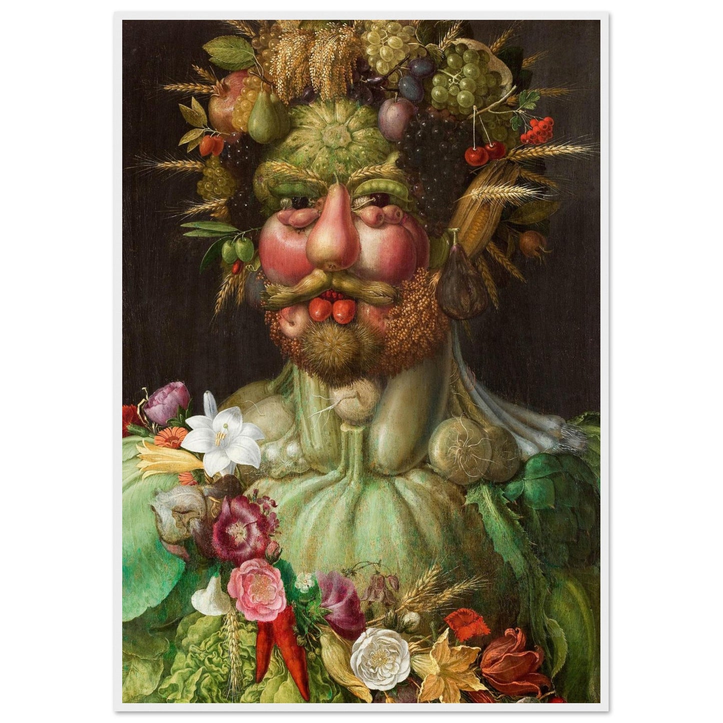 Vortumnus - Giuseppe Arcimboldo - Poster con cornice