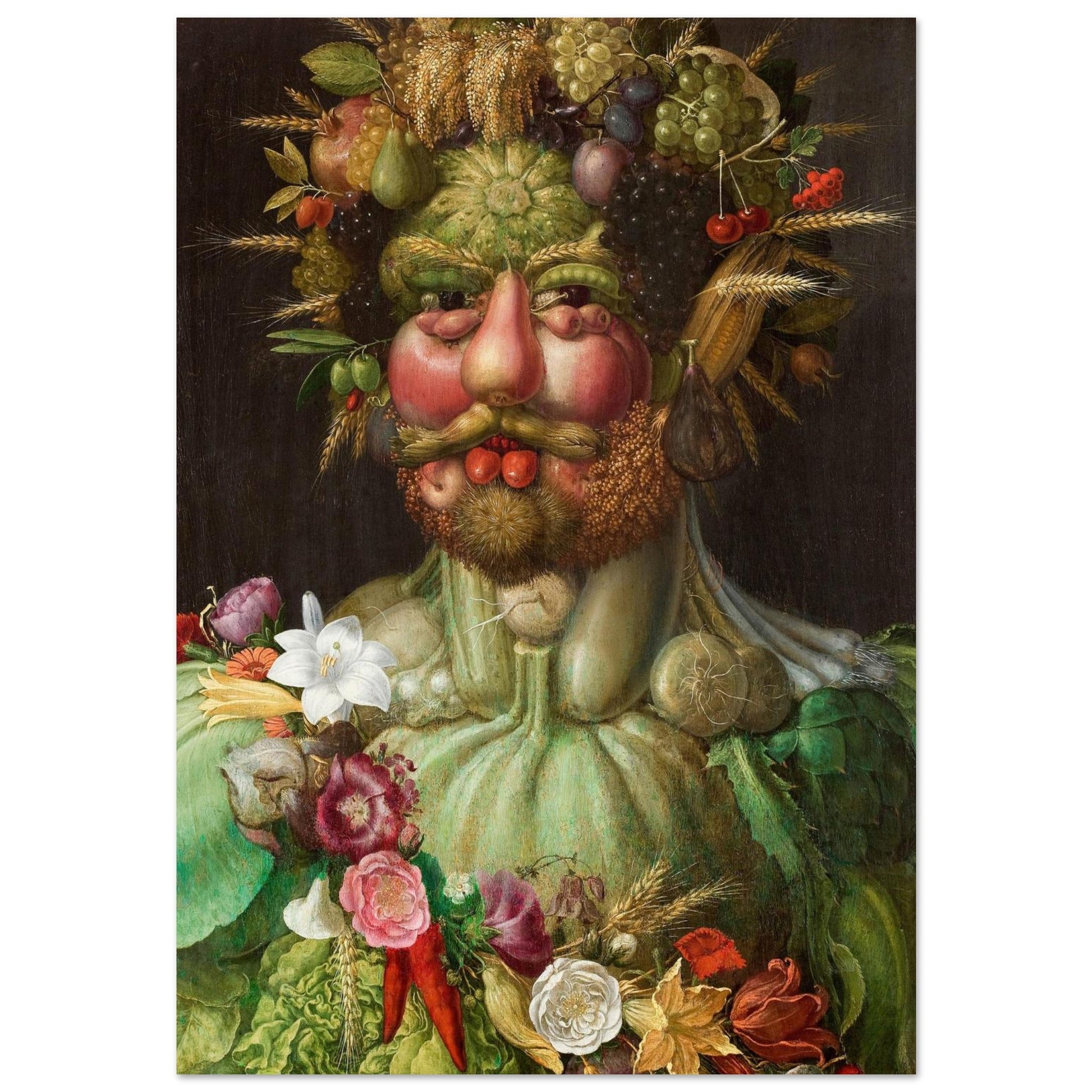 Vortumnus - Giuseppe Arcimboldo - Poster senza cornice