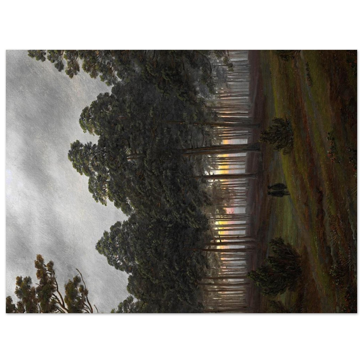 Sera - Caspar David Friedrich - Poster senza cornice