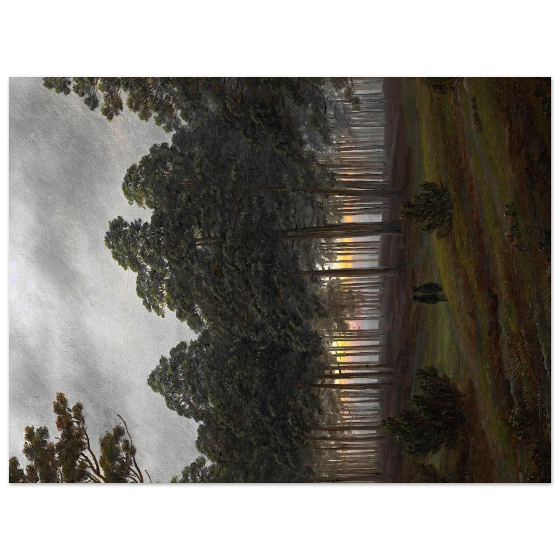 Sera - Caspar David Friedrich - Poster senza cornice