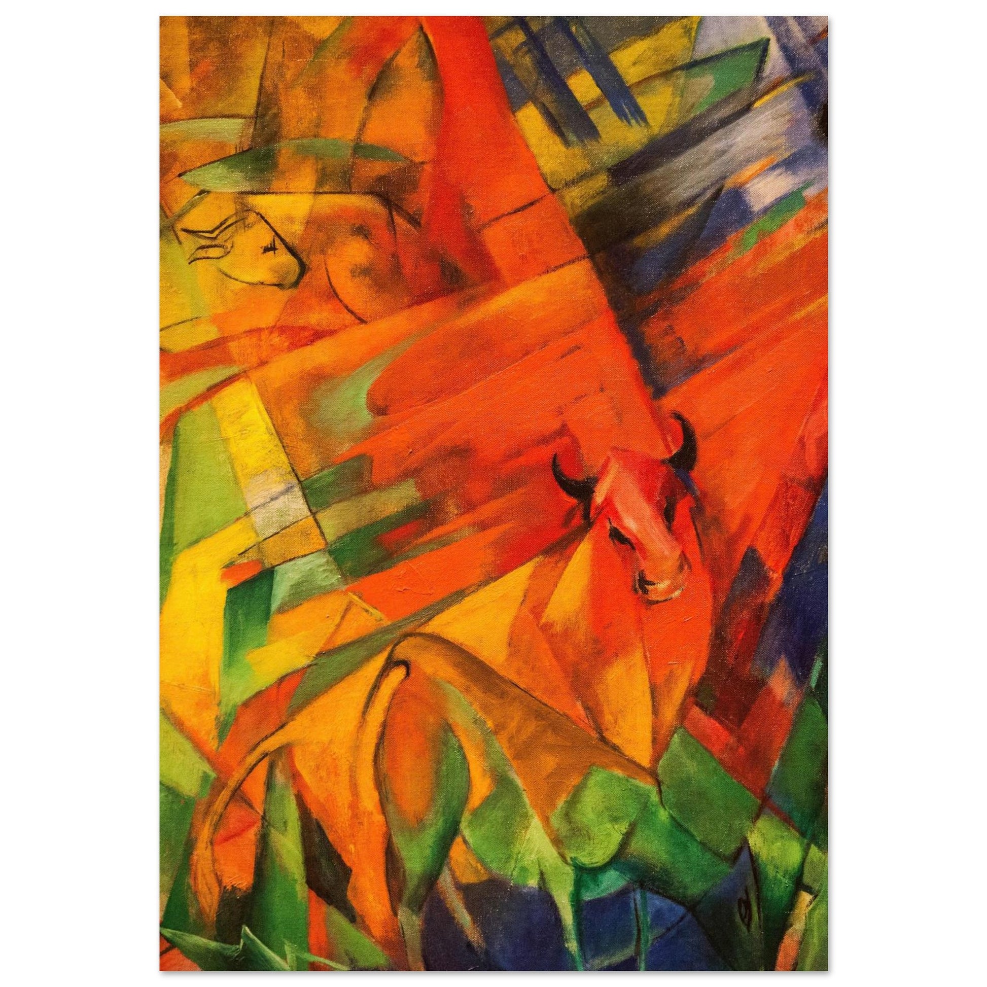 Animali - Franz Marc - Poster senza cornice