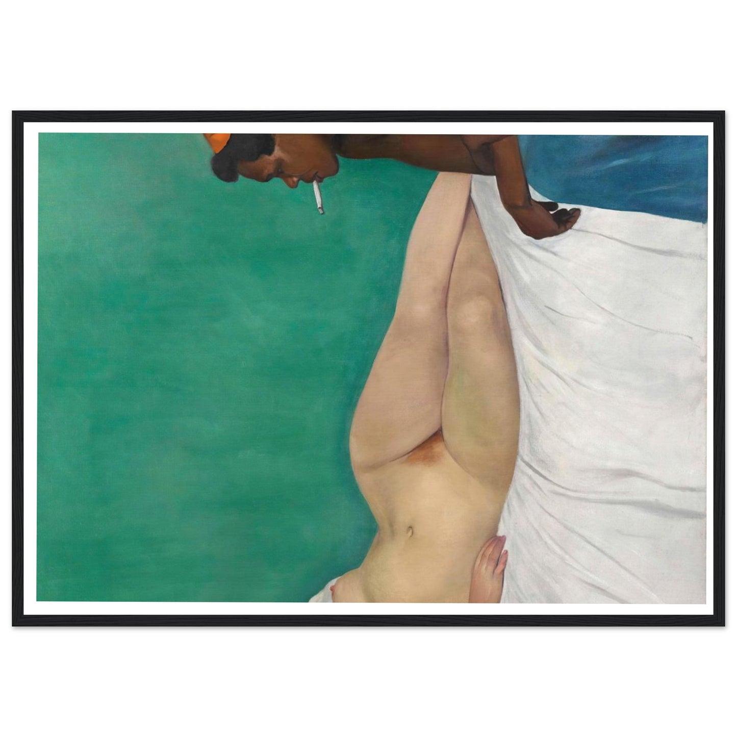 Il Bianco e il Nero - Félix Vallotton - Poster con cornice