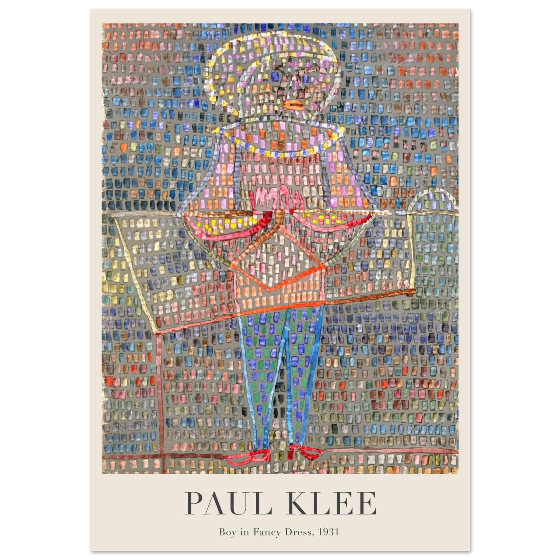 Ragazzo in Costume Elegante - Paul Klee - Poster senza cornice