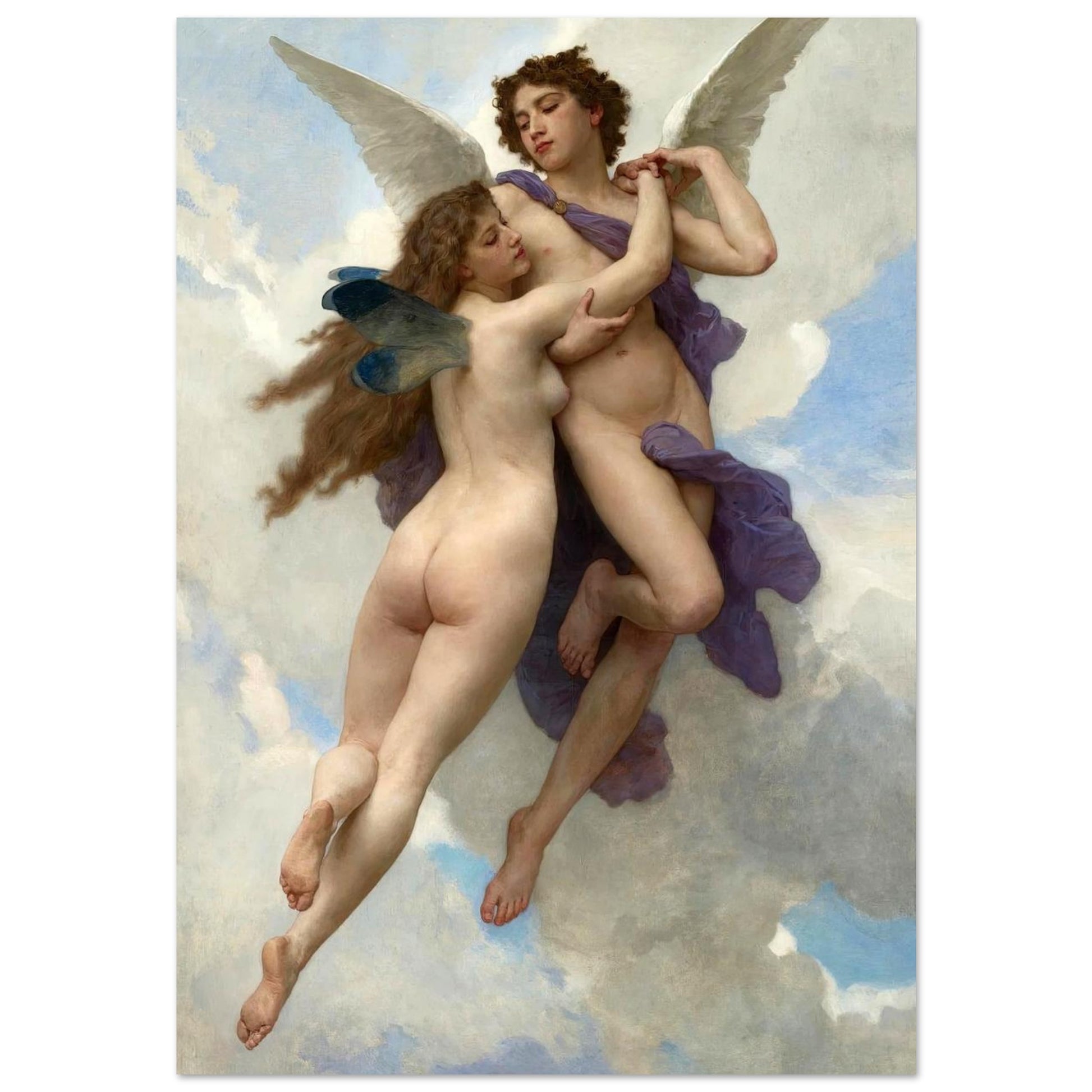 Amore e Psiche - William Bouguereau - Poster senza cornice