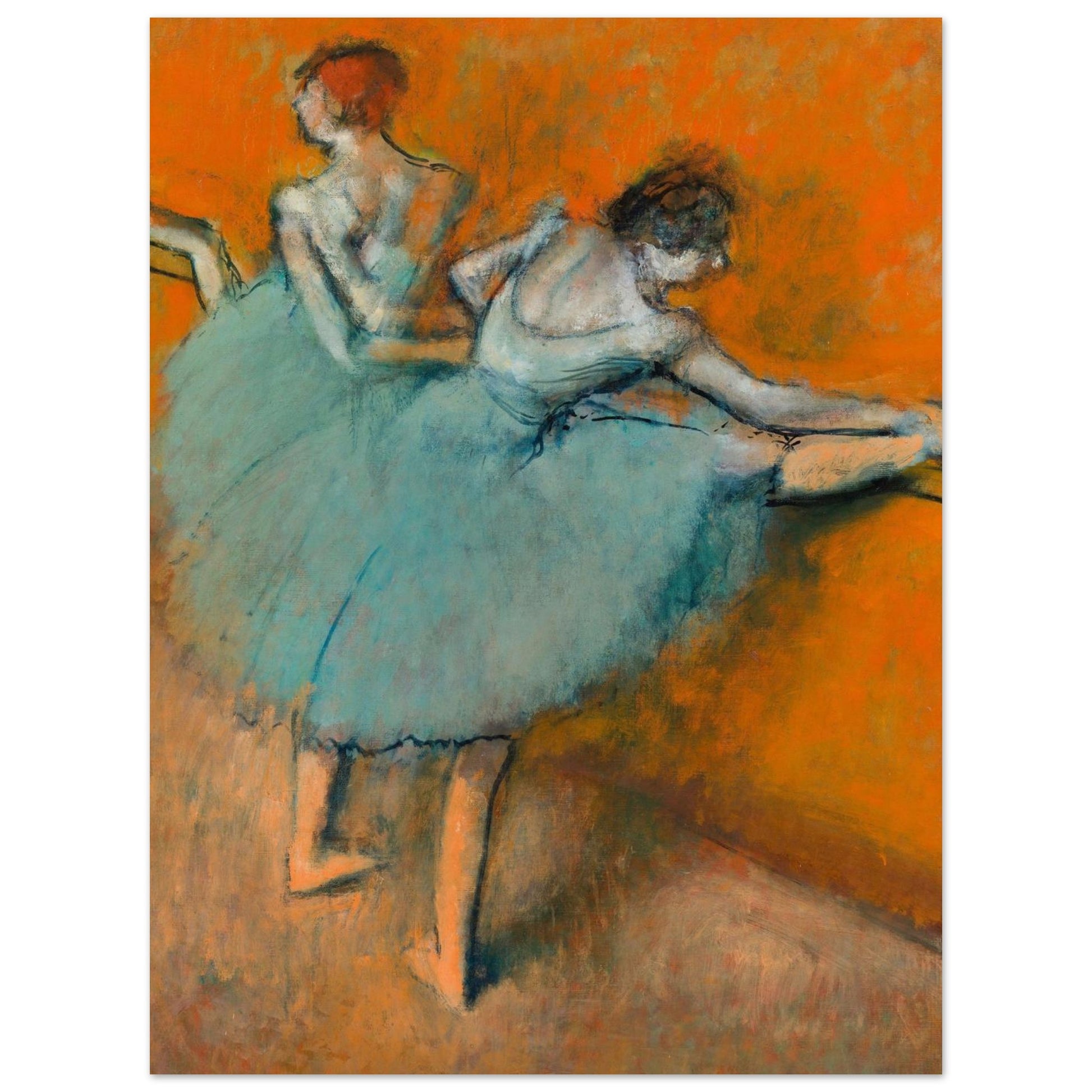 Ballerine al Bar - Edgar Degas - Poster senza cornice