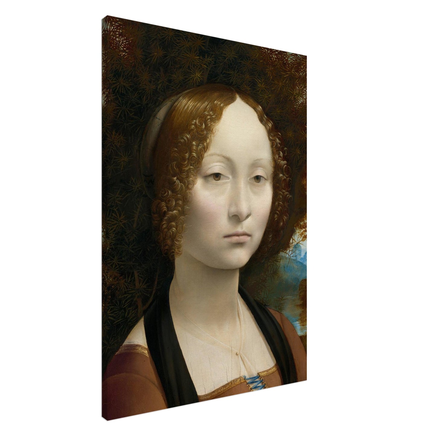 Ginevra de' Benci - Leonardo da Vinci - Canvas slim