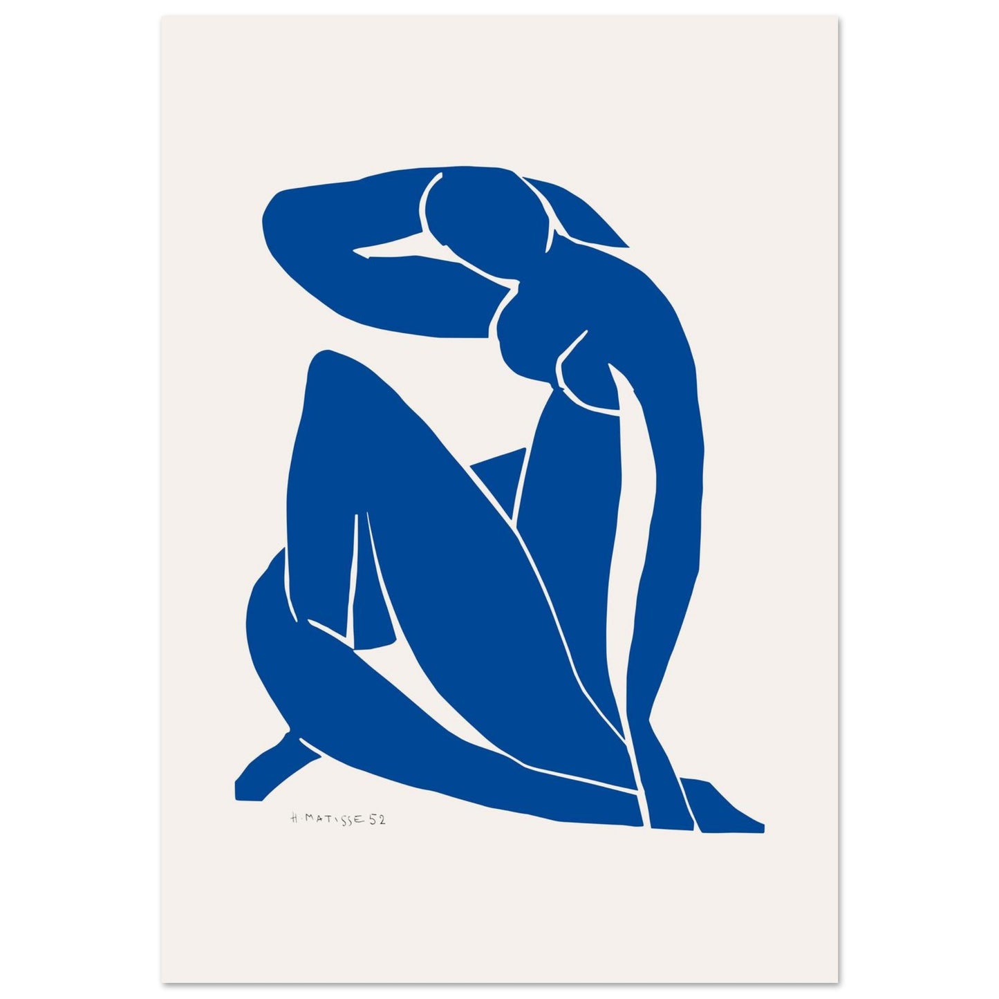 Nudo Blu - Henri Matisse - Poster senza cornice