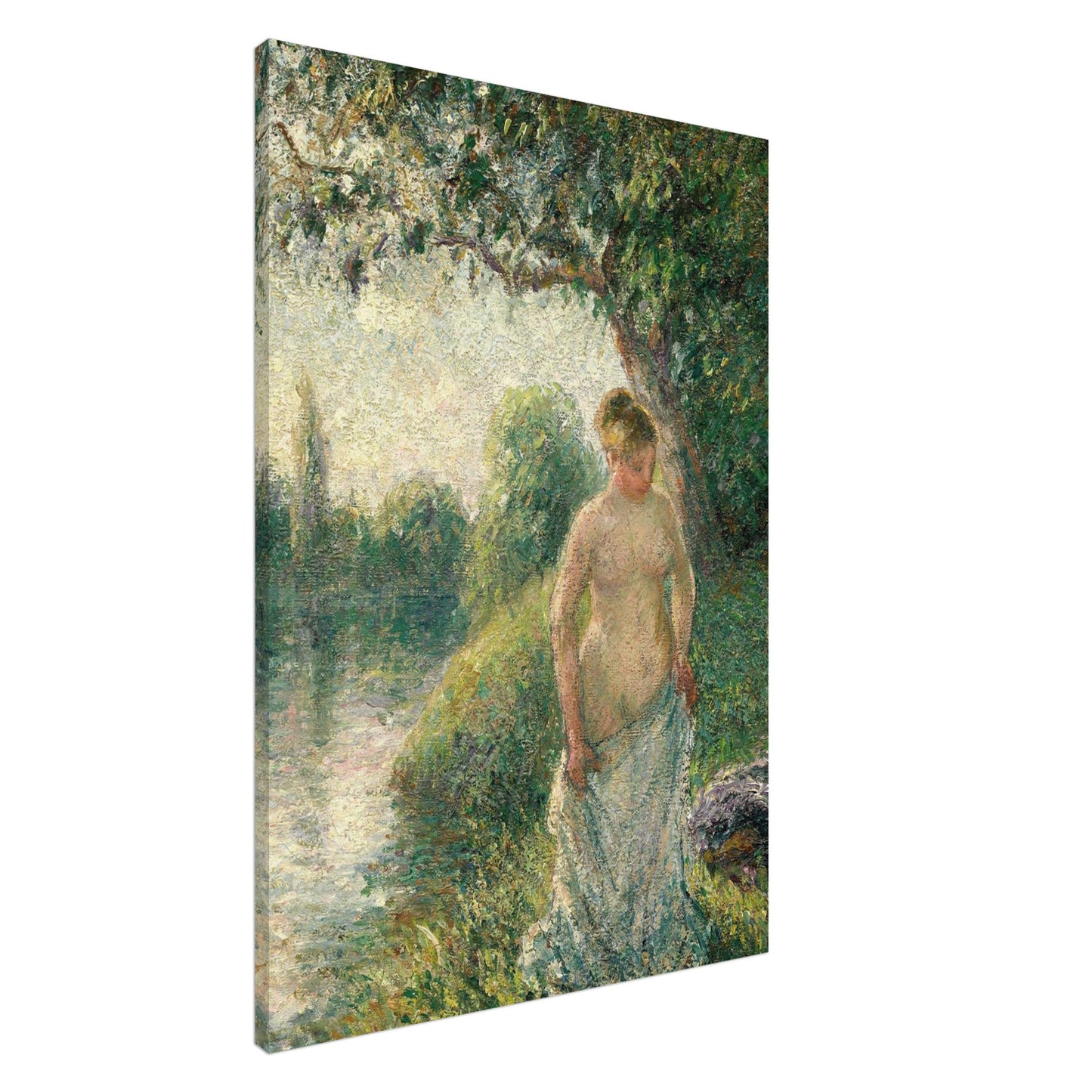 Il Bagnante - Camille Pissarro - Canvas thick
