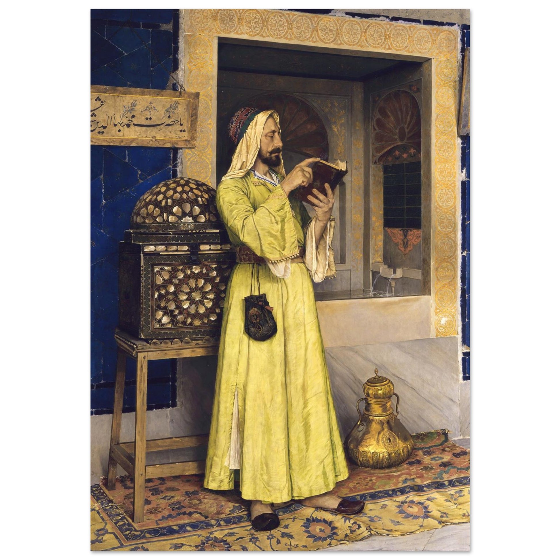 La Fontana del Miracolo - Osman Hamdi Bey - Poster senza cornice