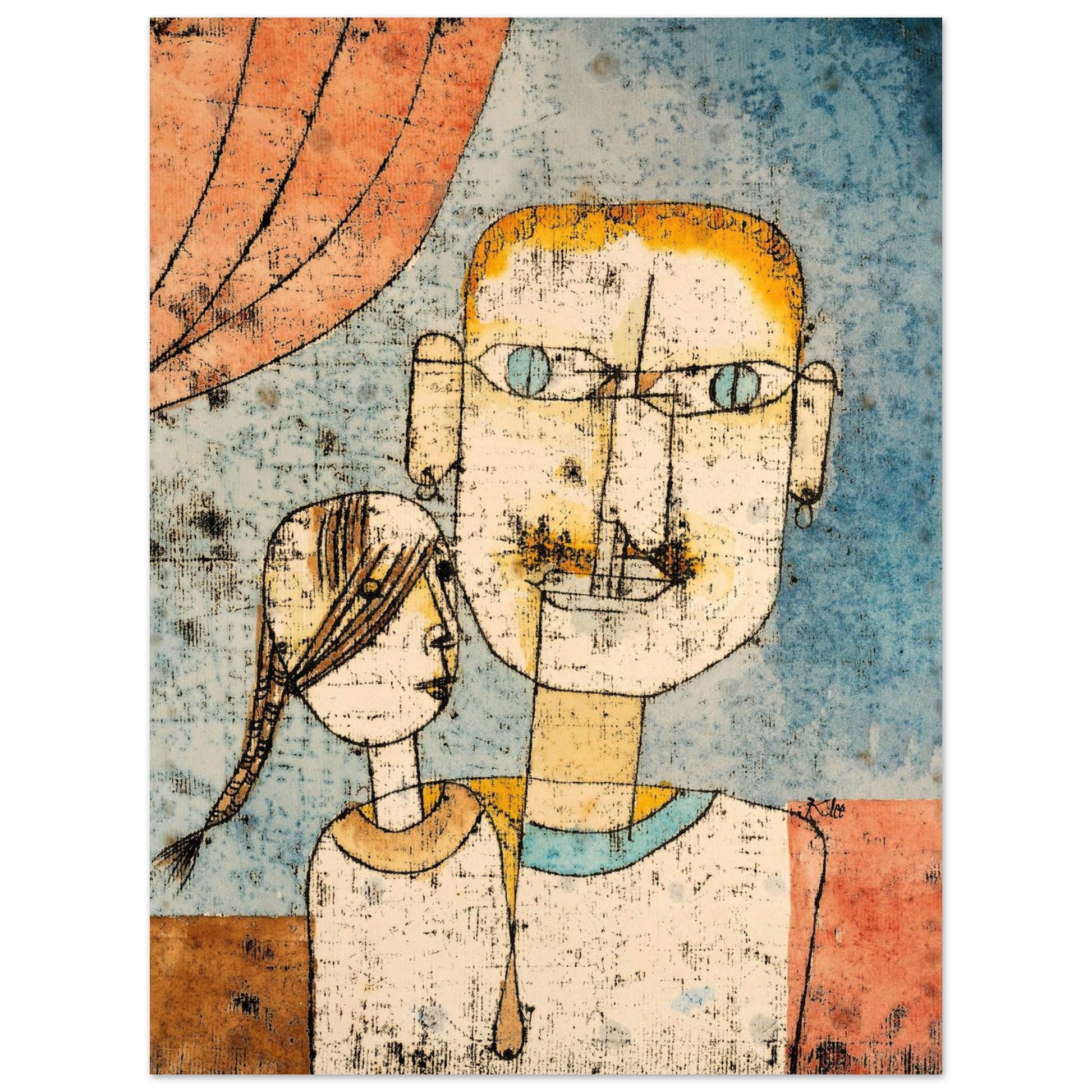 Adamo e Piccola Eva - Paul Klee - Poster senza cornice