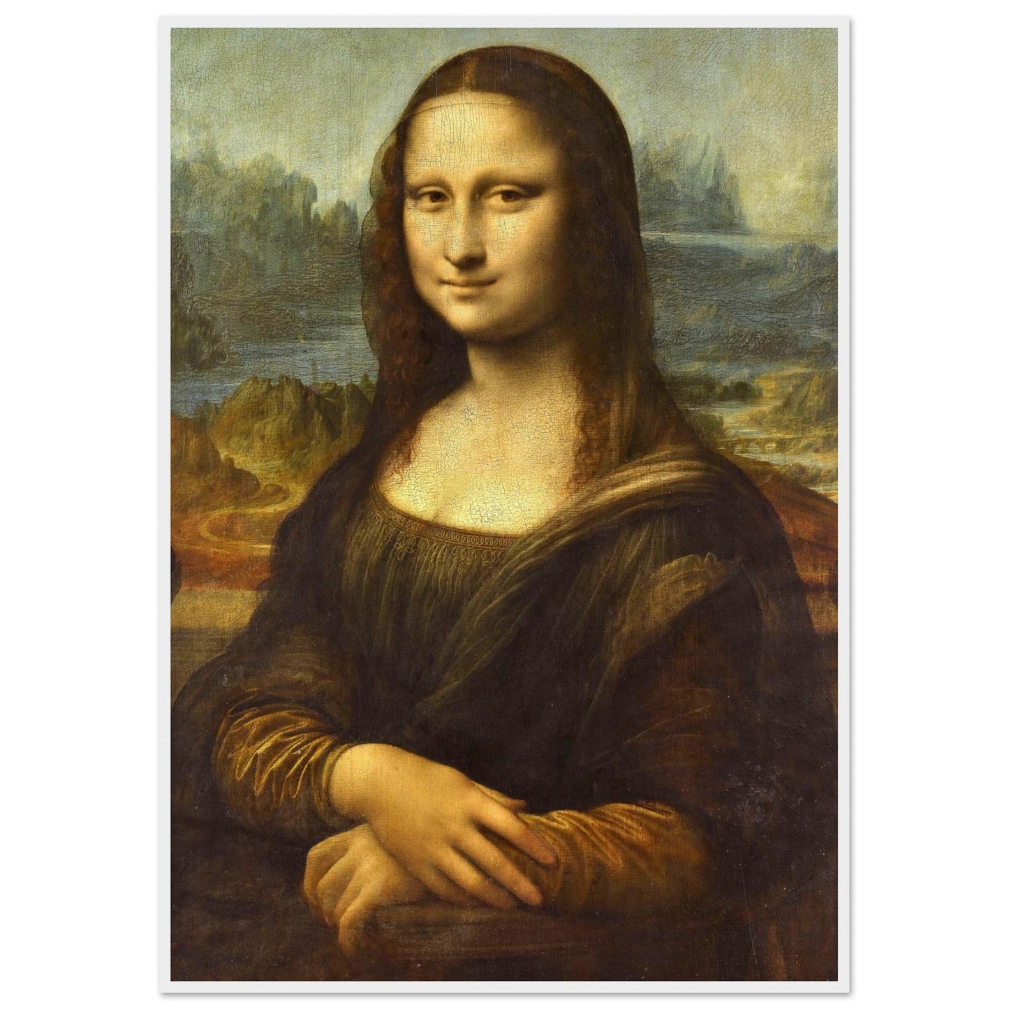 Mona Lisa - Leonardo da Vinci - Poster con cornice