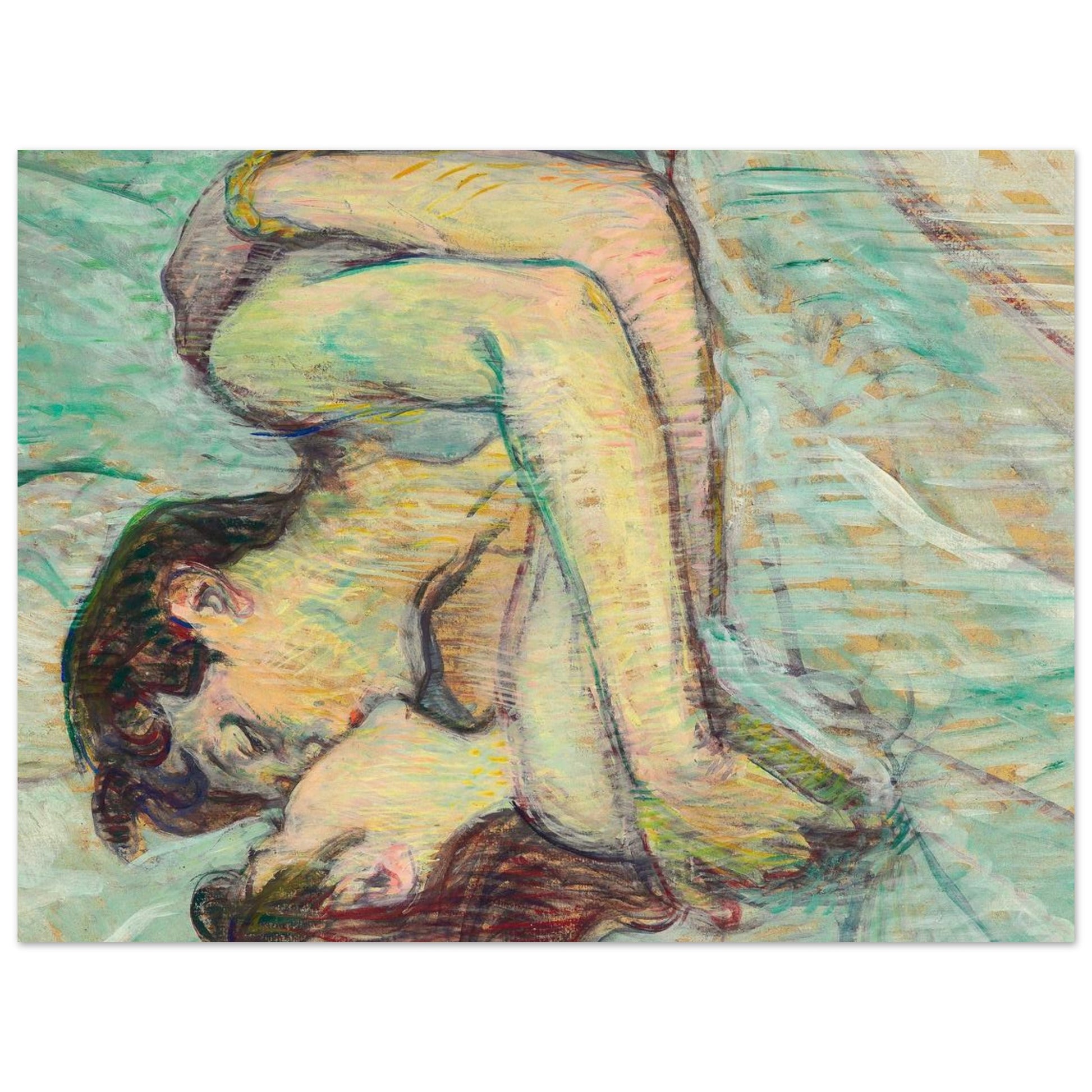Il Bacio - Henri de Toulouse-Lautrec - Poster senza cornice