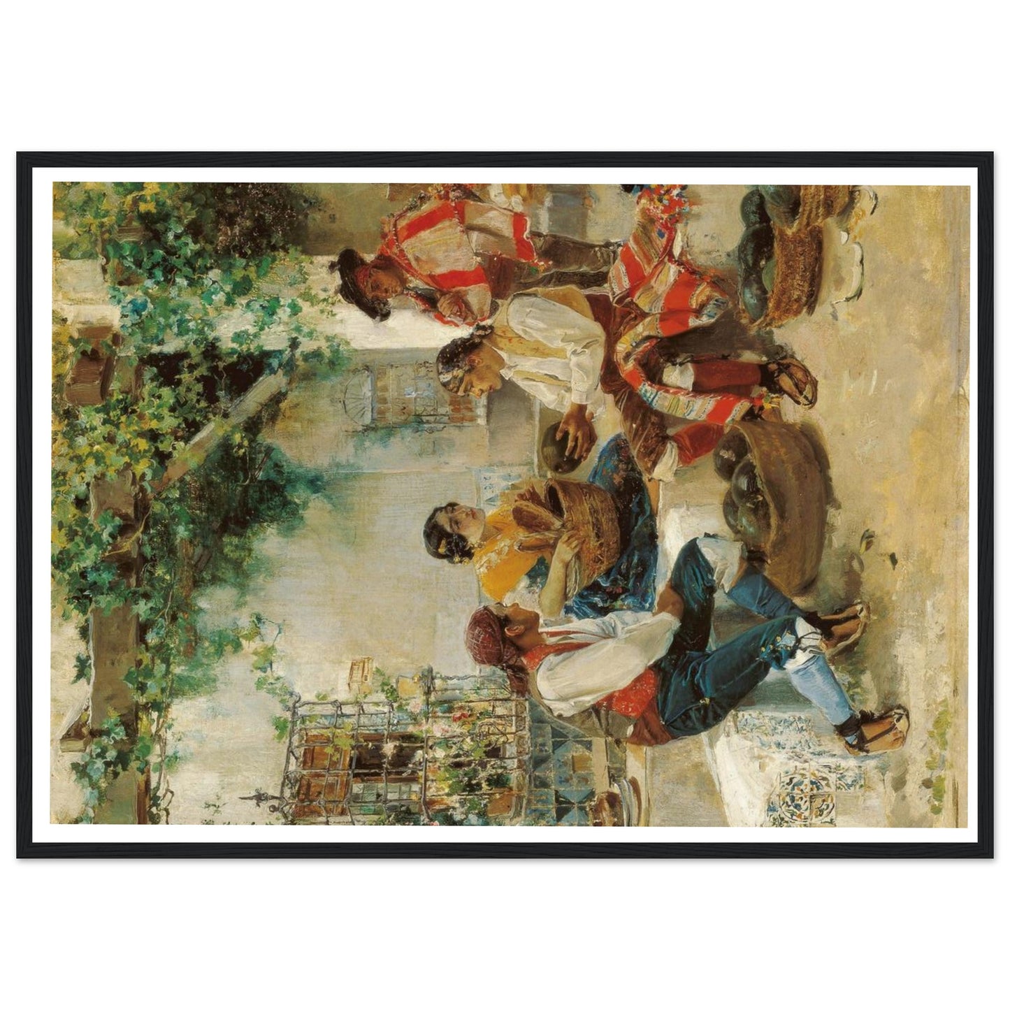 Vendita di Meloni - Joaquín Sorolla - Poster con cornice