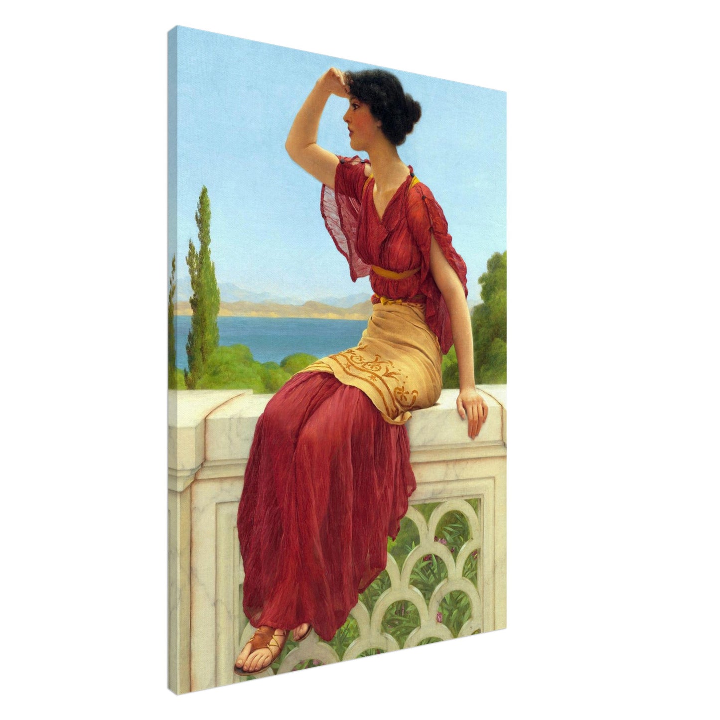 Il Segnale - John William Godward - Canvas thick